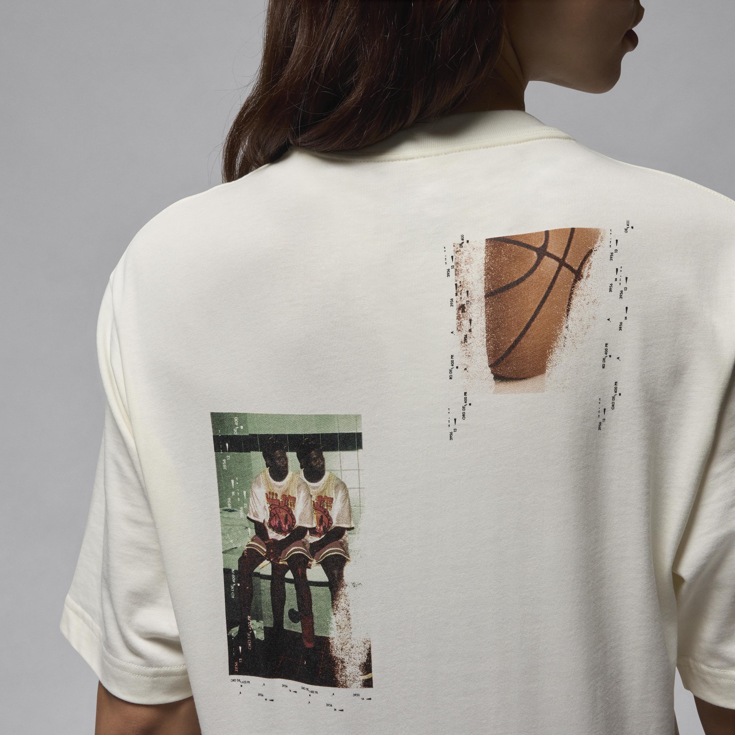 Jordan Mens Flight Heritage 85 NB Short Sleeve Crew - Tan/Tan Product Image