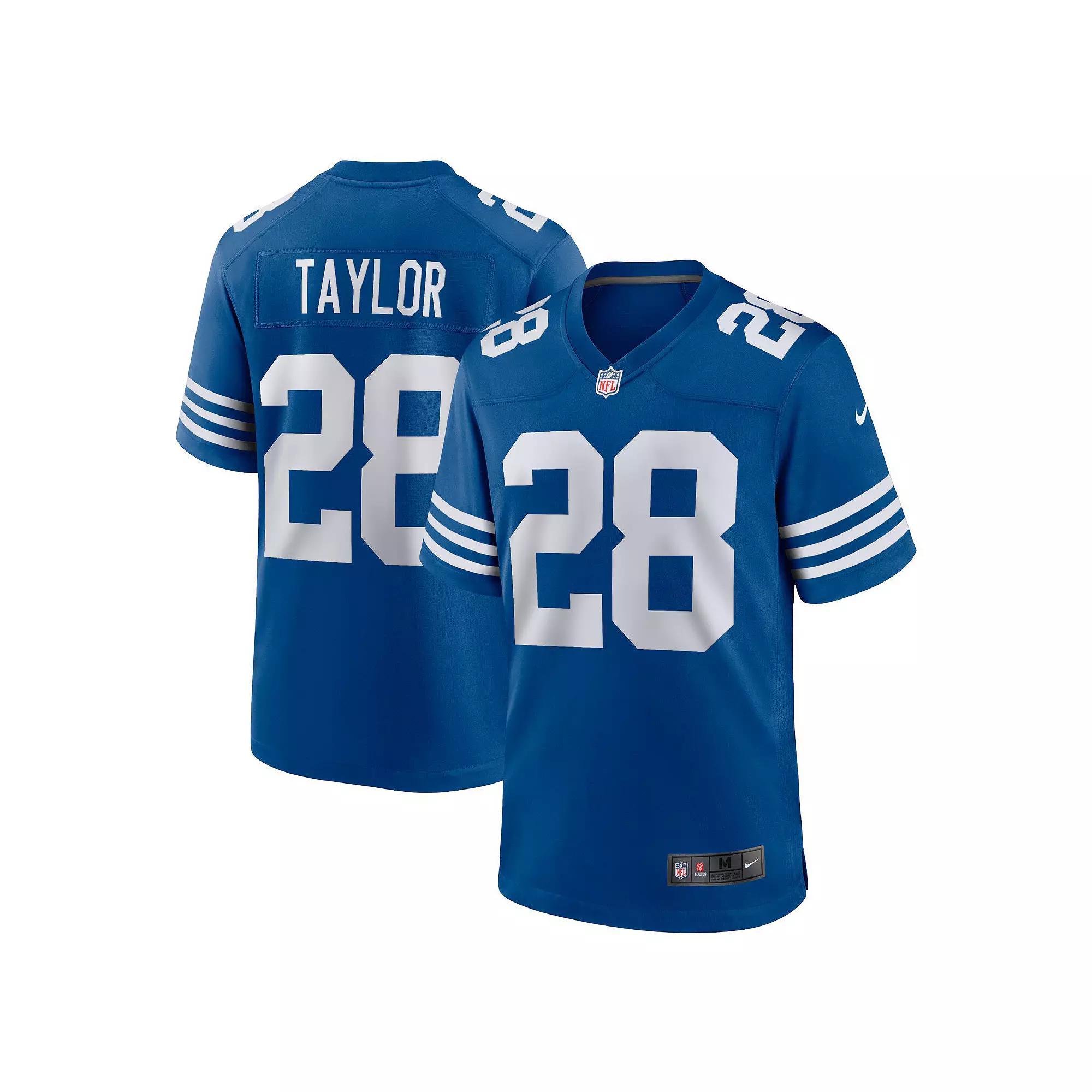 Mens Nike Jonathan Taylor Royal Indianapolis Colts Alternate Game Jersey Product Image