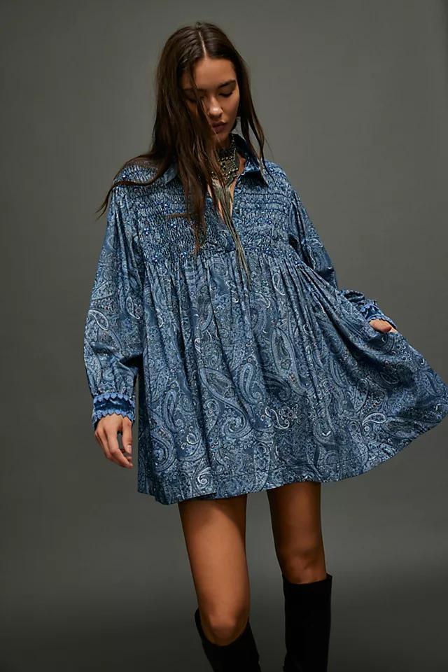 Lucille Corduroy Mini Dress Product Image