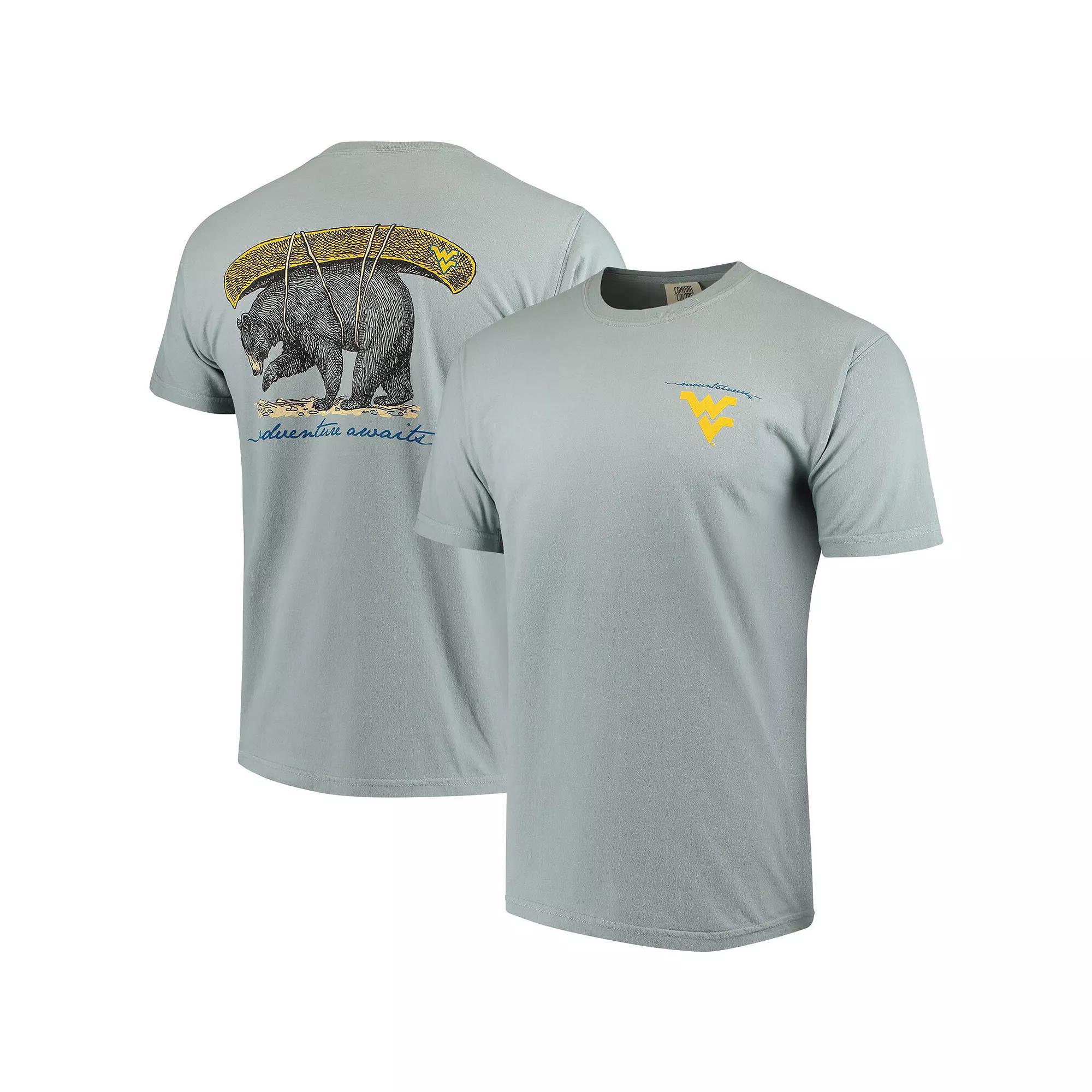 Men's Gray West Virginia Mountaineers Canoe Local Comfort Colors T-Shirt, Size: Large, Grey Product Image