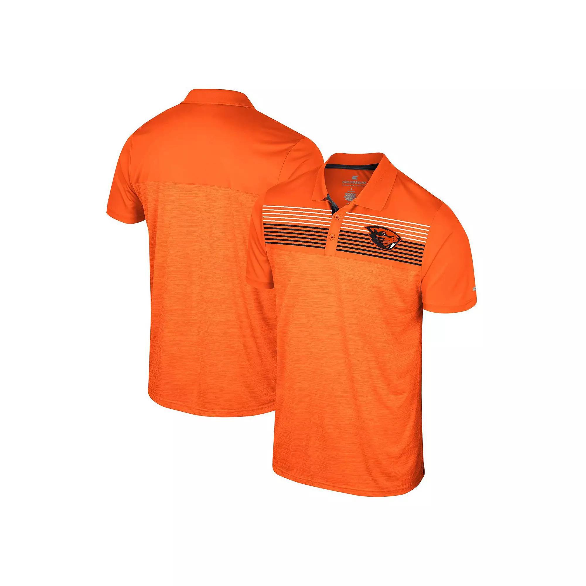Men's Colosseum Orange Oregon State Beavers Langmore Polo,  Product Image