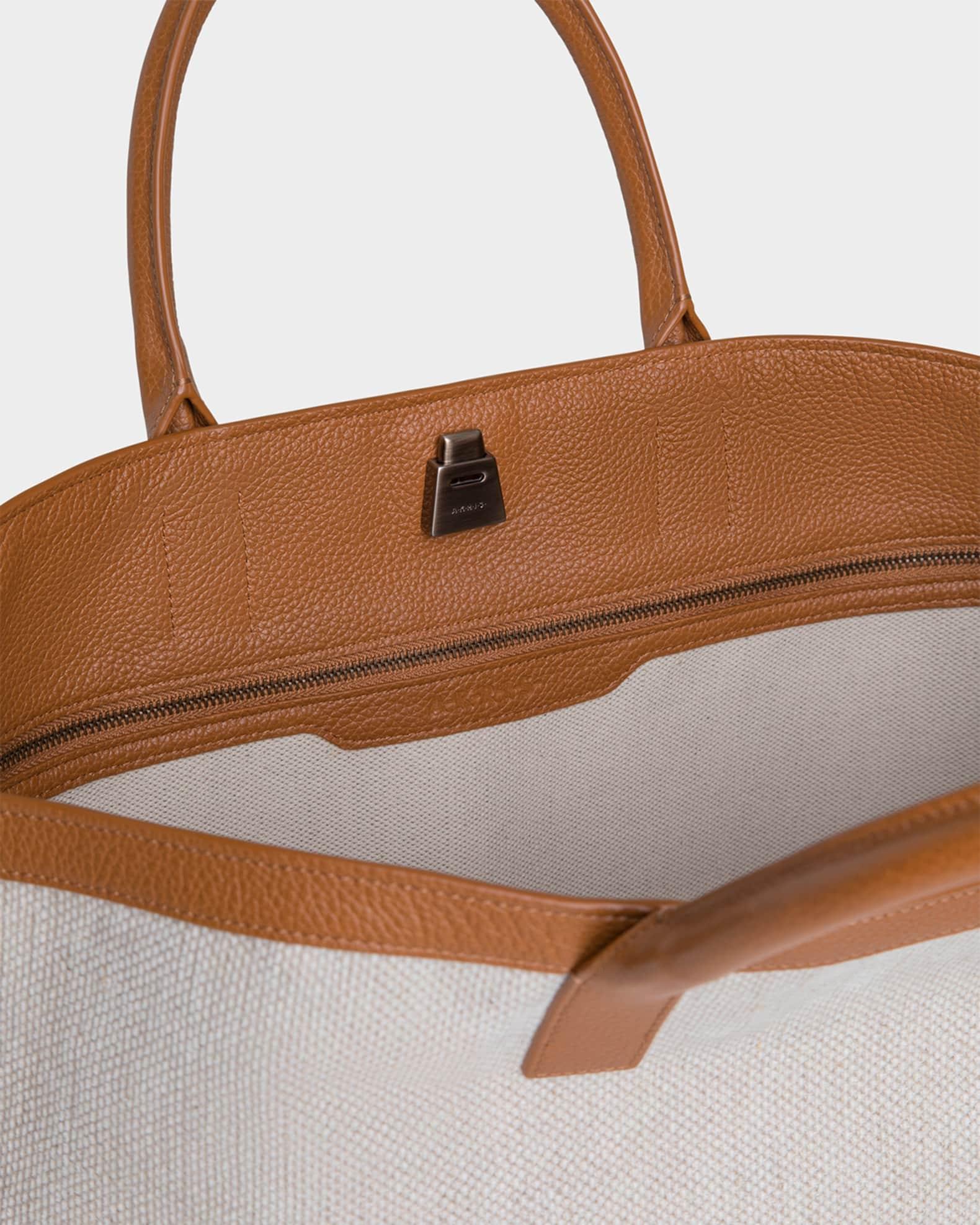 Ai Canvas & Leather Tote Bag Product Image