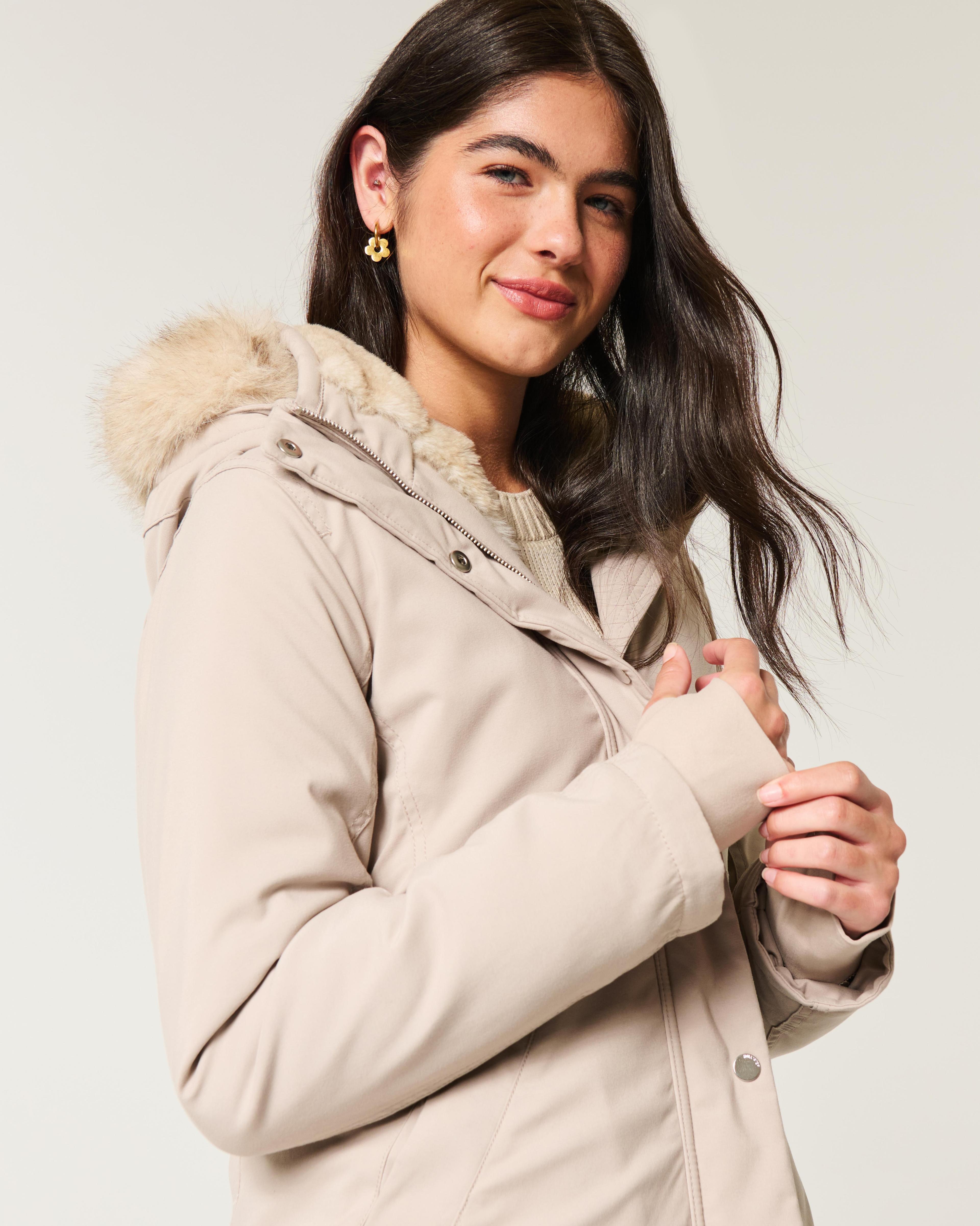 Faux Fur-Lined Parka Product Image