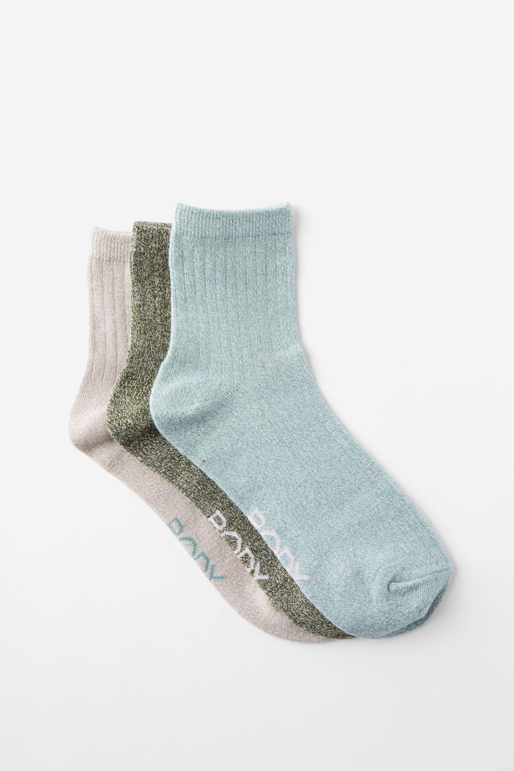 Body Mid Crew Socks 3Pk Product Image
