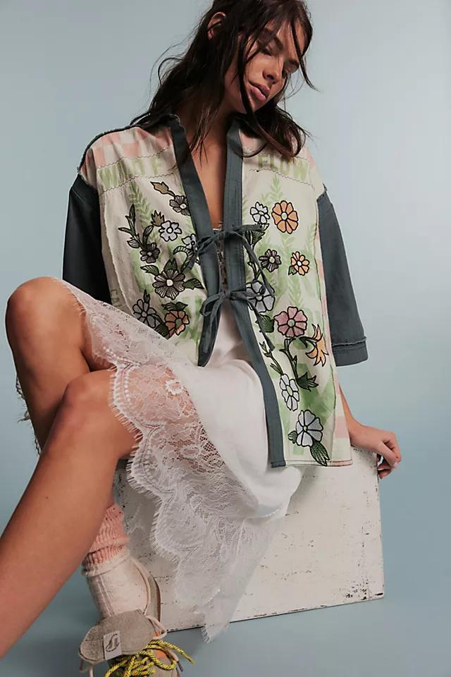 We The Free Pressed In Flowers Kimono Product Image