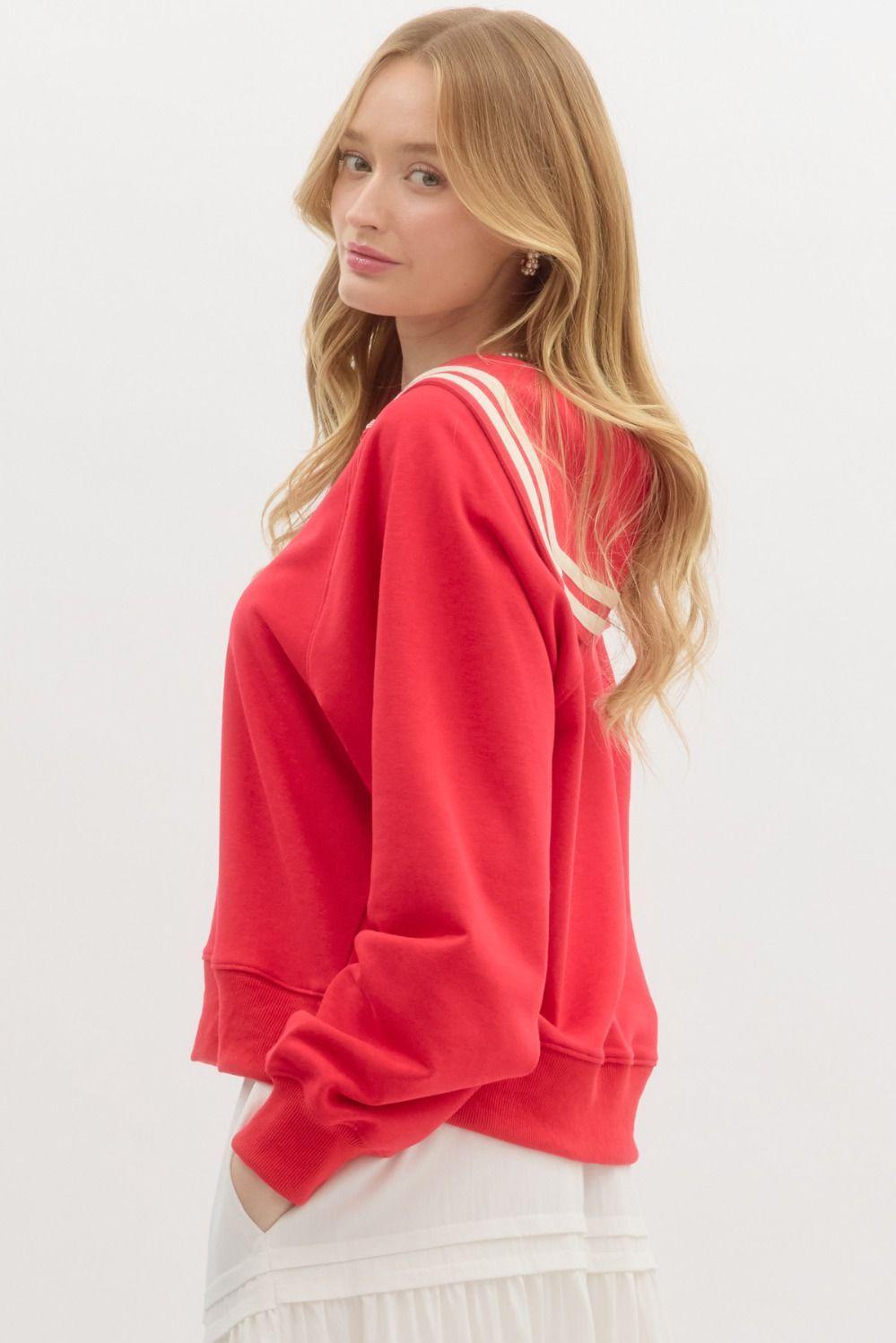 Varsity Vibes Pullover Product Image