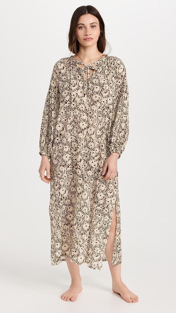 Desmond & Dempsey Blouson Caftan Chamomile | Shopbop Product Image