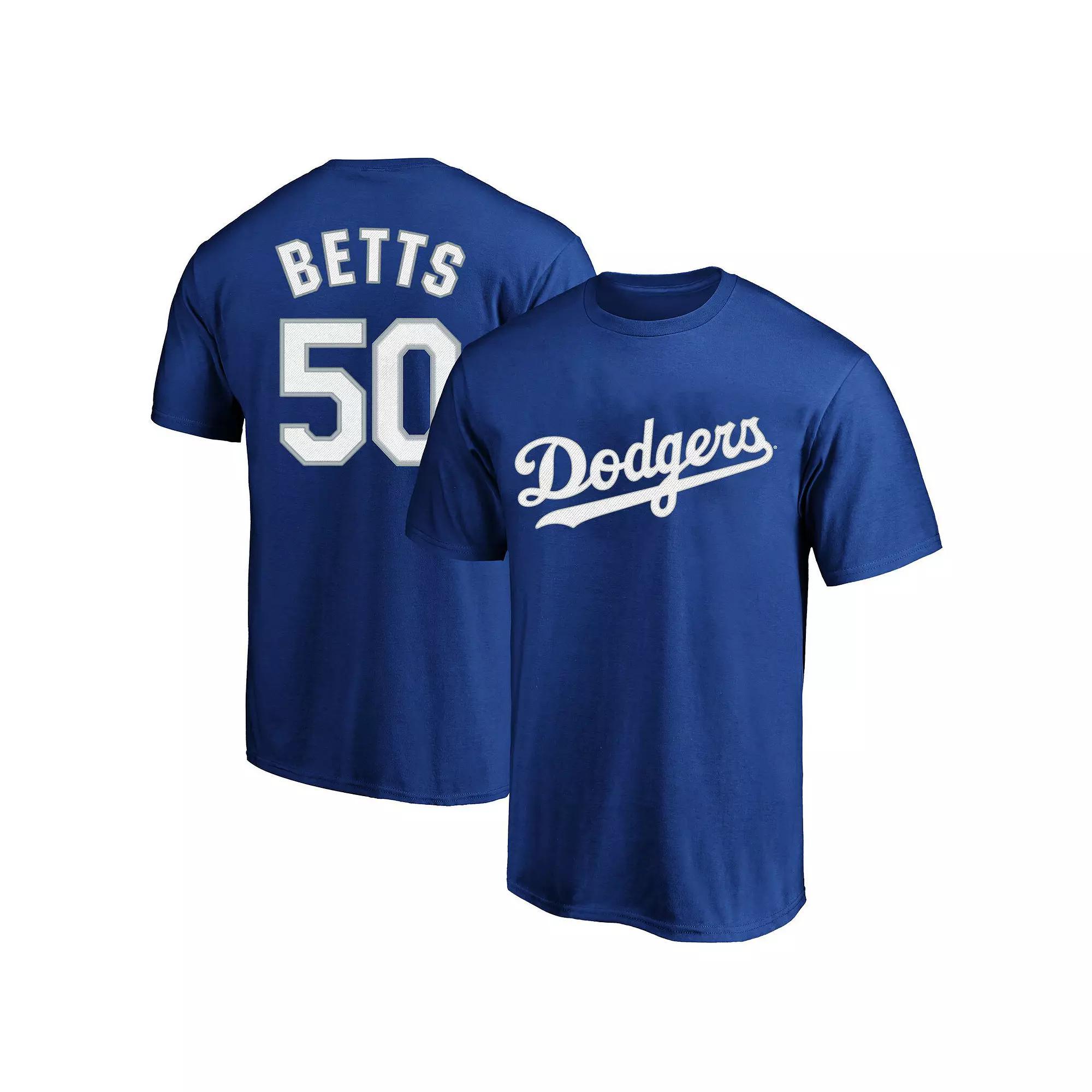 Men's Mookie Betts Royal Los Angeles Dodgers Big & Tall Name & Number T-Shirt,  Product Image
