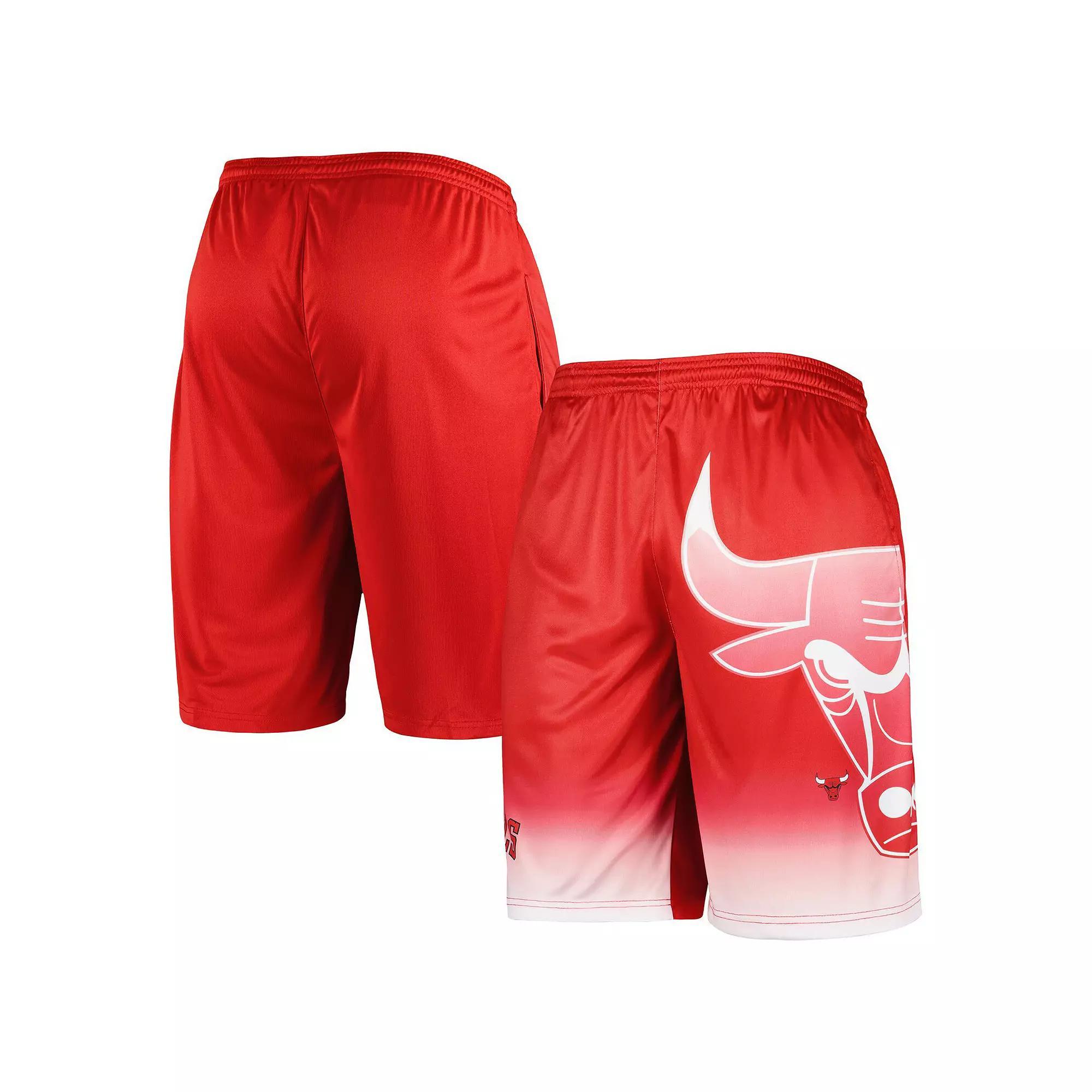 Men's Fanatics Branded Red Chicago Bulls Graphic Shorts,  Product Image