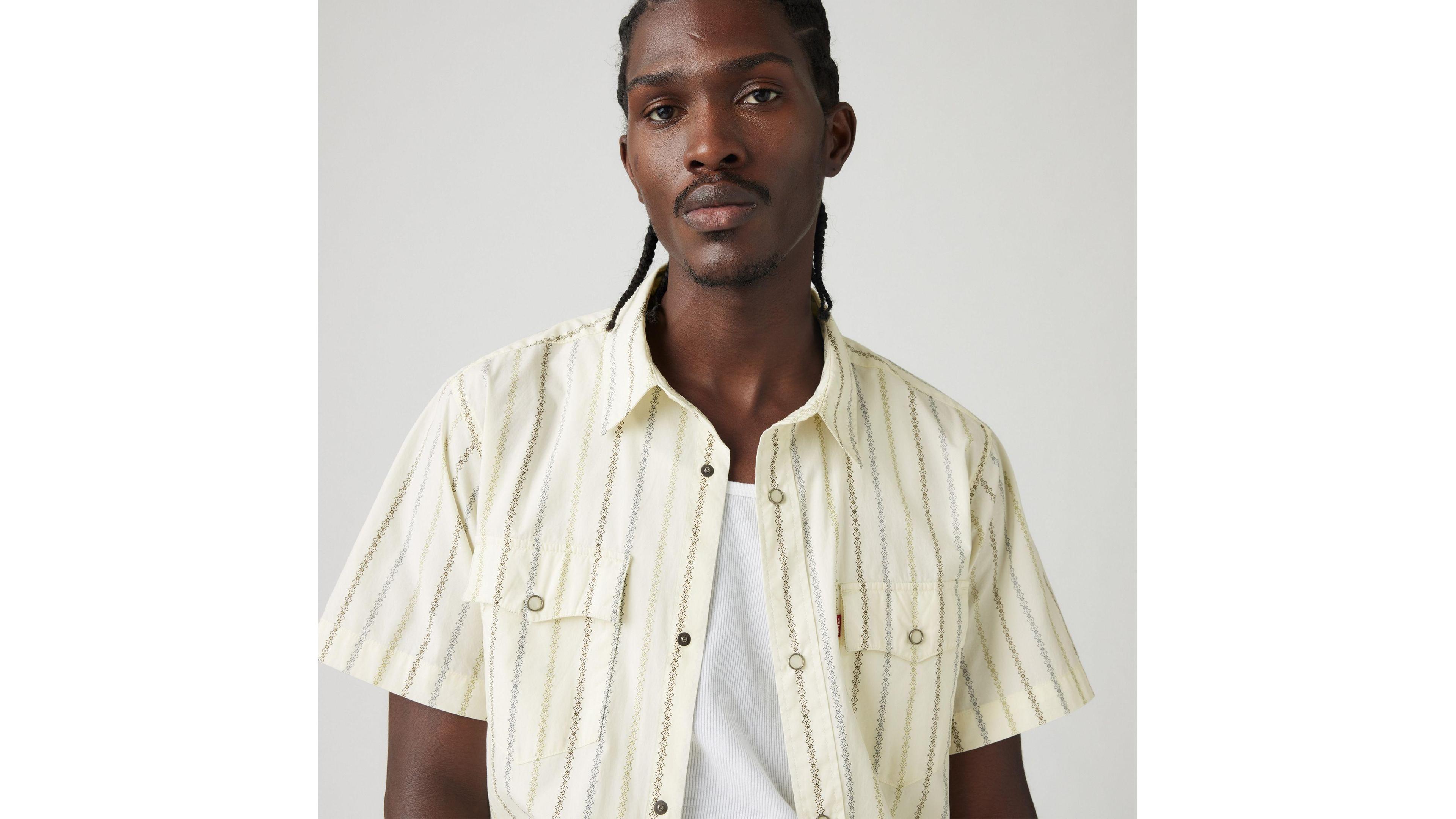 Short Sleeve Relaxed Fit Western Shirt Product Image