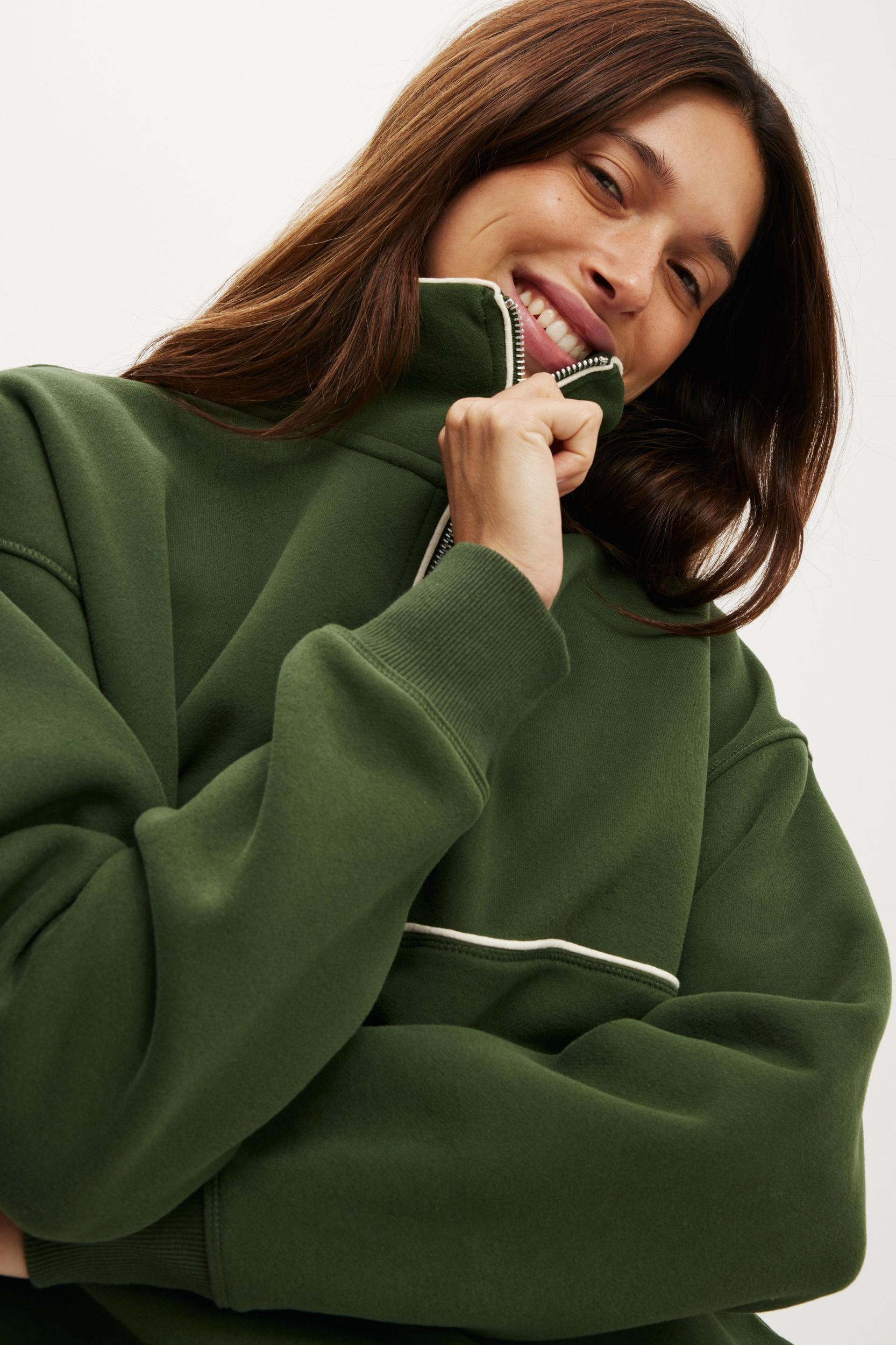 Plush Essential Half Zip Jumper Product Image