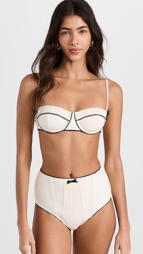 STAUD Jo Balconette Bikini Top | Shopbop Product Image