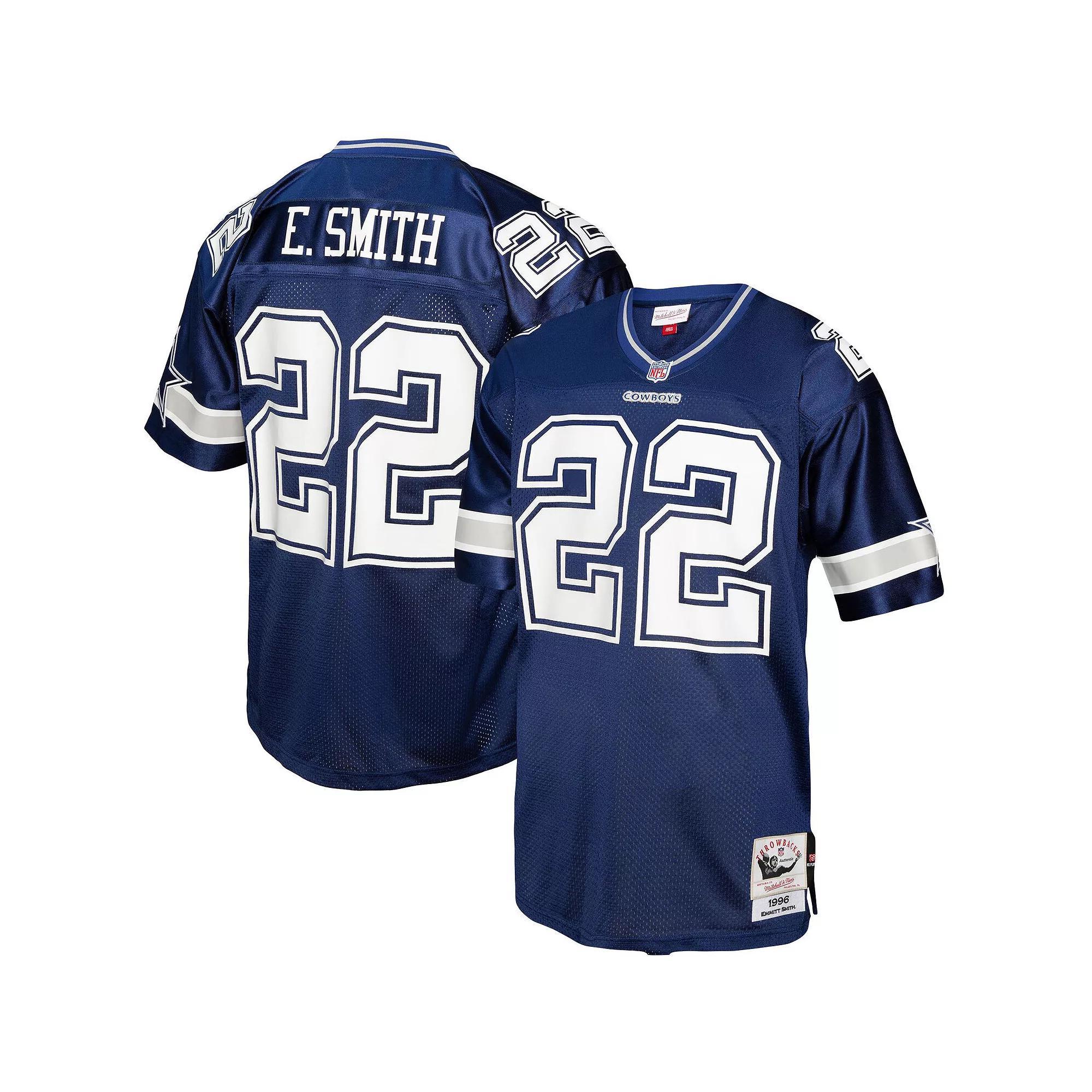 Mens Mitchell & Ness Emmitt Smith Dallas Cowboys Legacy Replica Jersey Blue Product Image