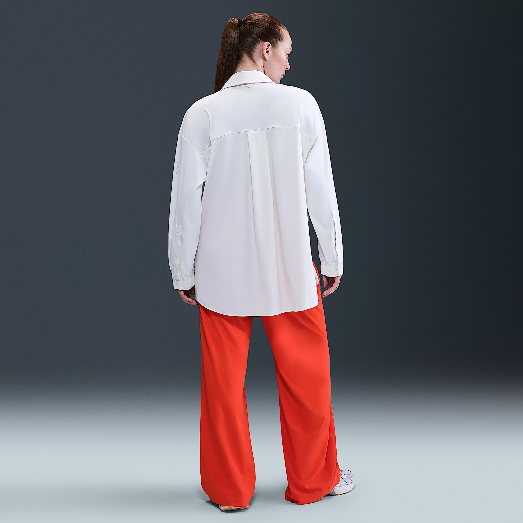 Nike Womens 24.7 PerfectStretch Dri-FIT High-Waisted Loose Wide-Leg Pants | HM8389-633 Product Image