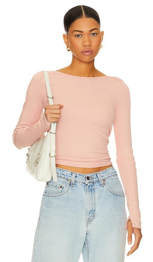 Free People Unapologetic Long Sleeve (Roseblush) Women's Clothing Product Image