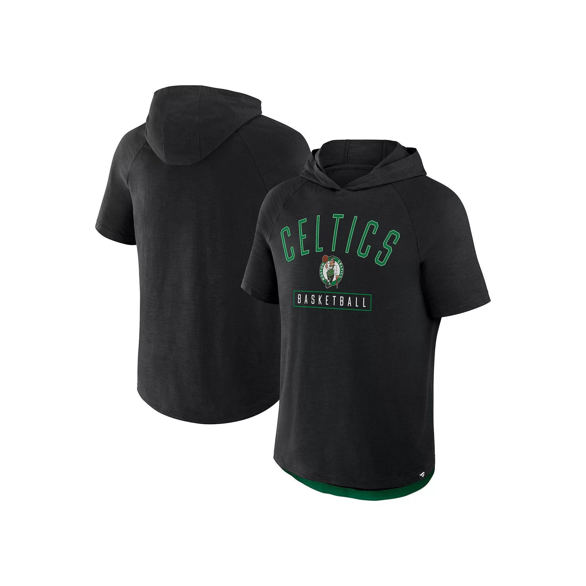 Men's Fanatics Black Boston Celtics Pass Legend Hooded T-Shirt, Size: XL Product Image