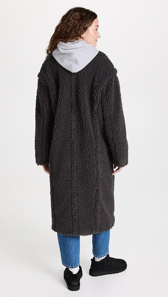 UGG Gertrude Long Teddy Coat | Shopbop Product Image