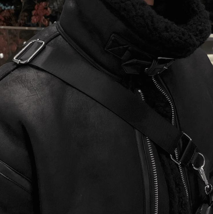 RT No. 11969 SUEDE STAND COLLAR JK Product Image