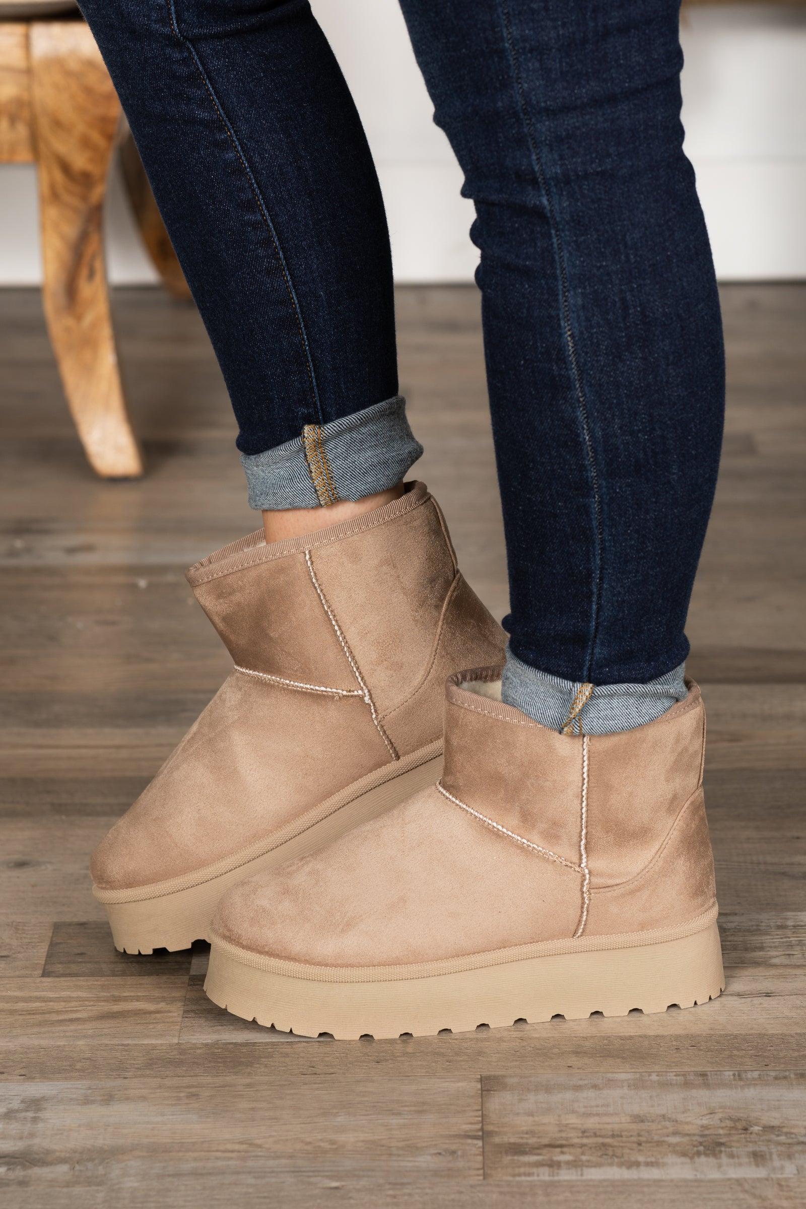 Mini Sherpa Booties Product Image