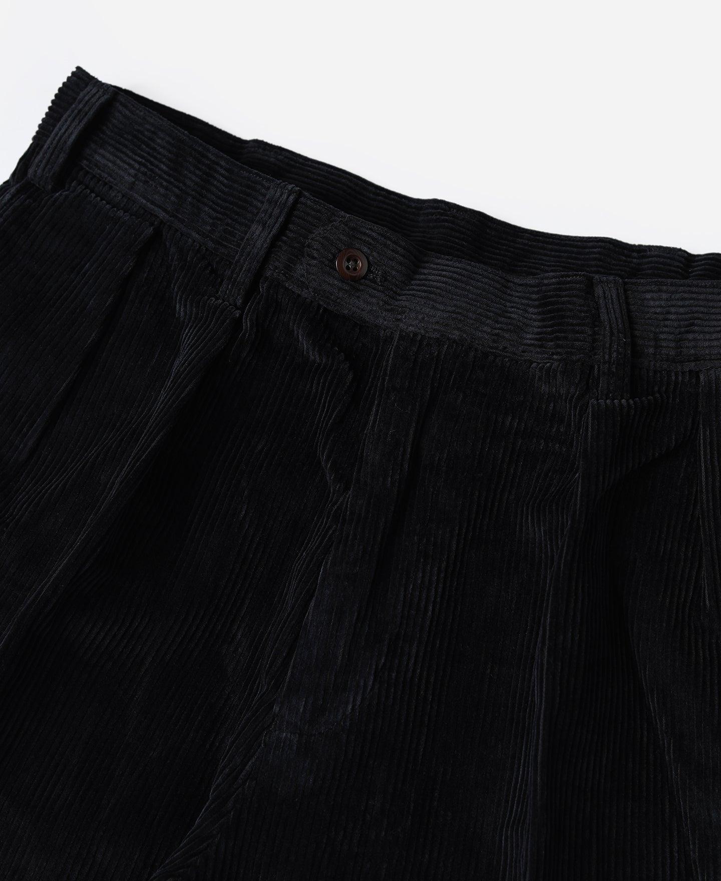 12.5 oz 8 Wale Corduroy Trousers - Black Product Image