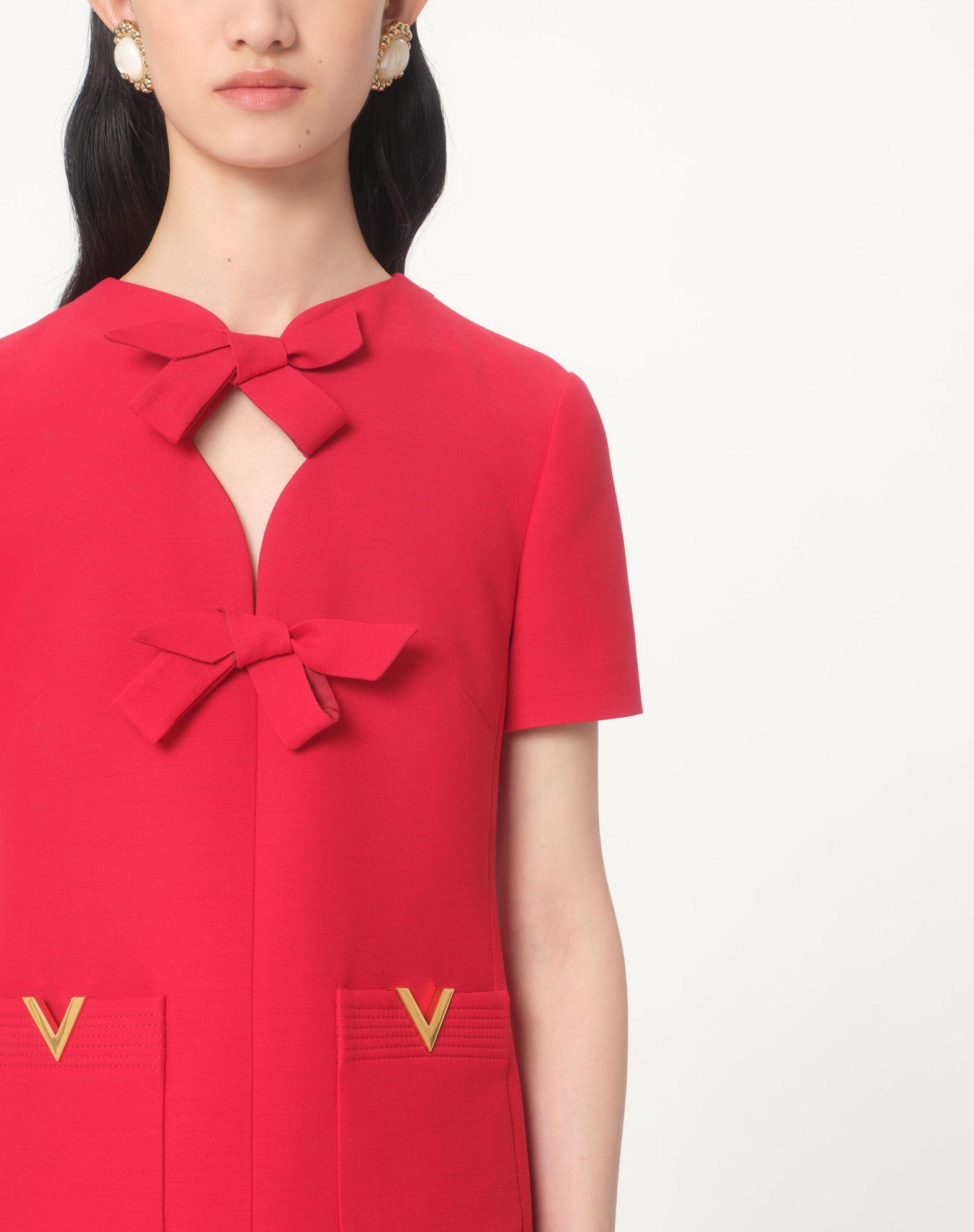 Crepe Couture Short Dress  Product Image