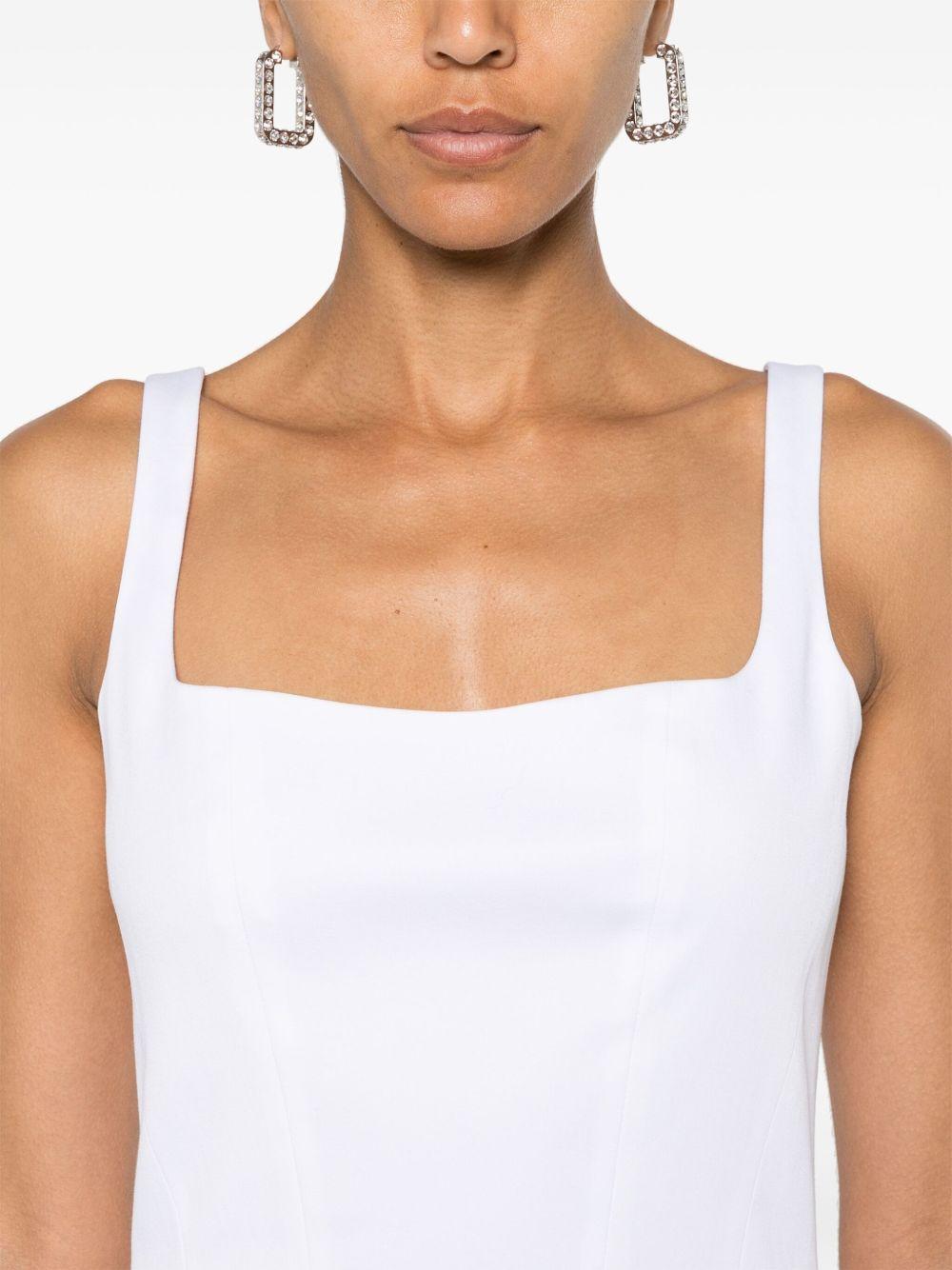 pleated sleeveless mini dress Product Image