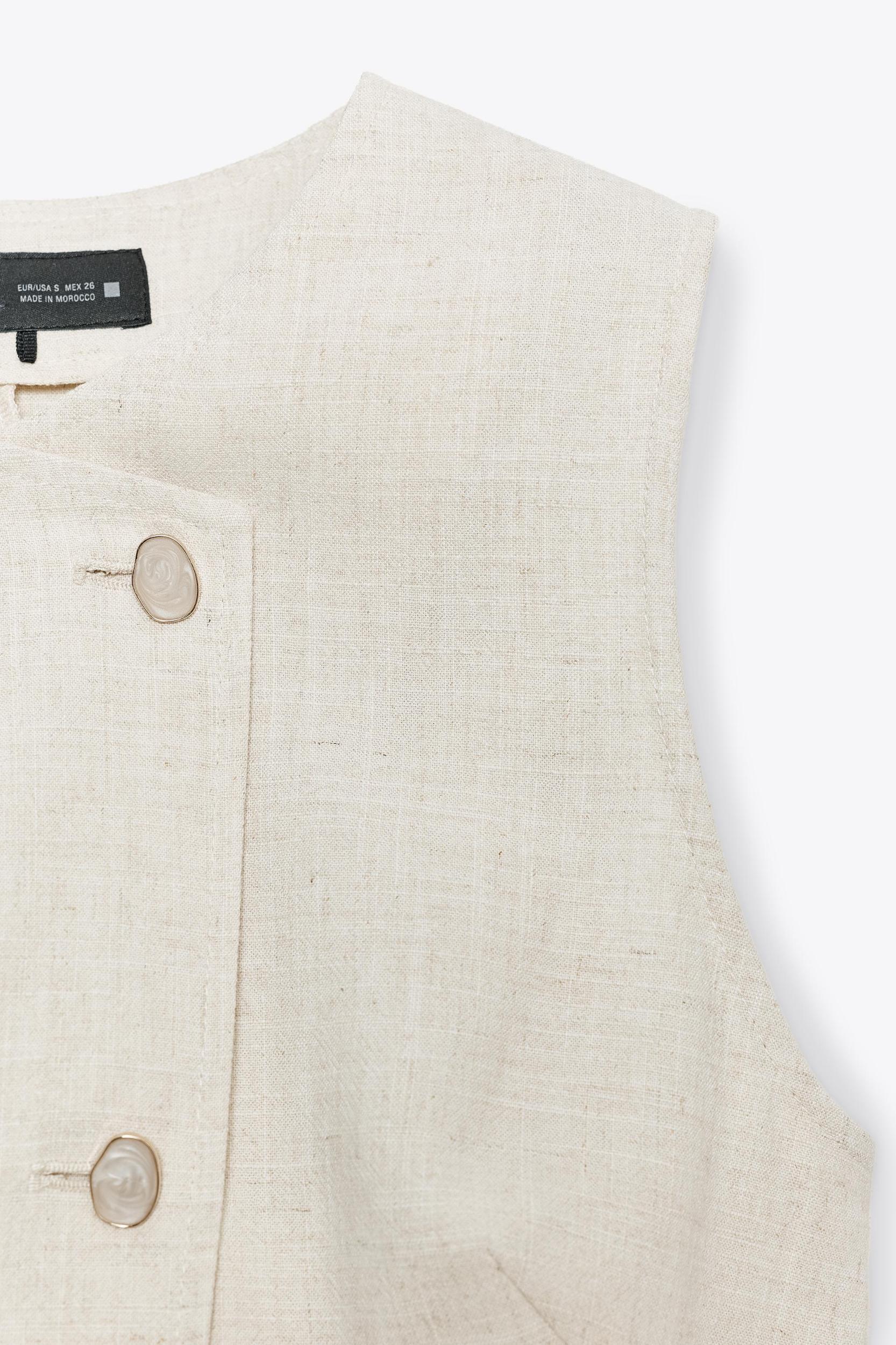 LINEN BELTED CULOTTES Product Image