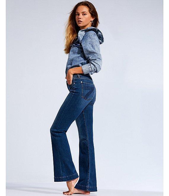 7 For All Mankind Tailorless Dojo Flare Leg Jeans Product Image