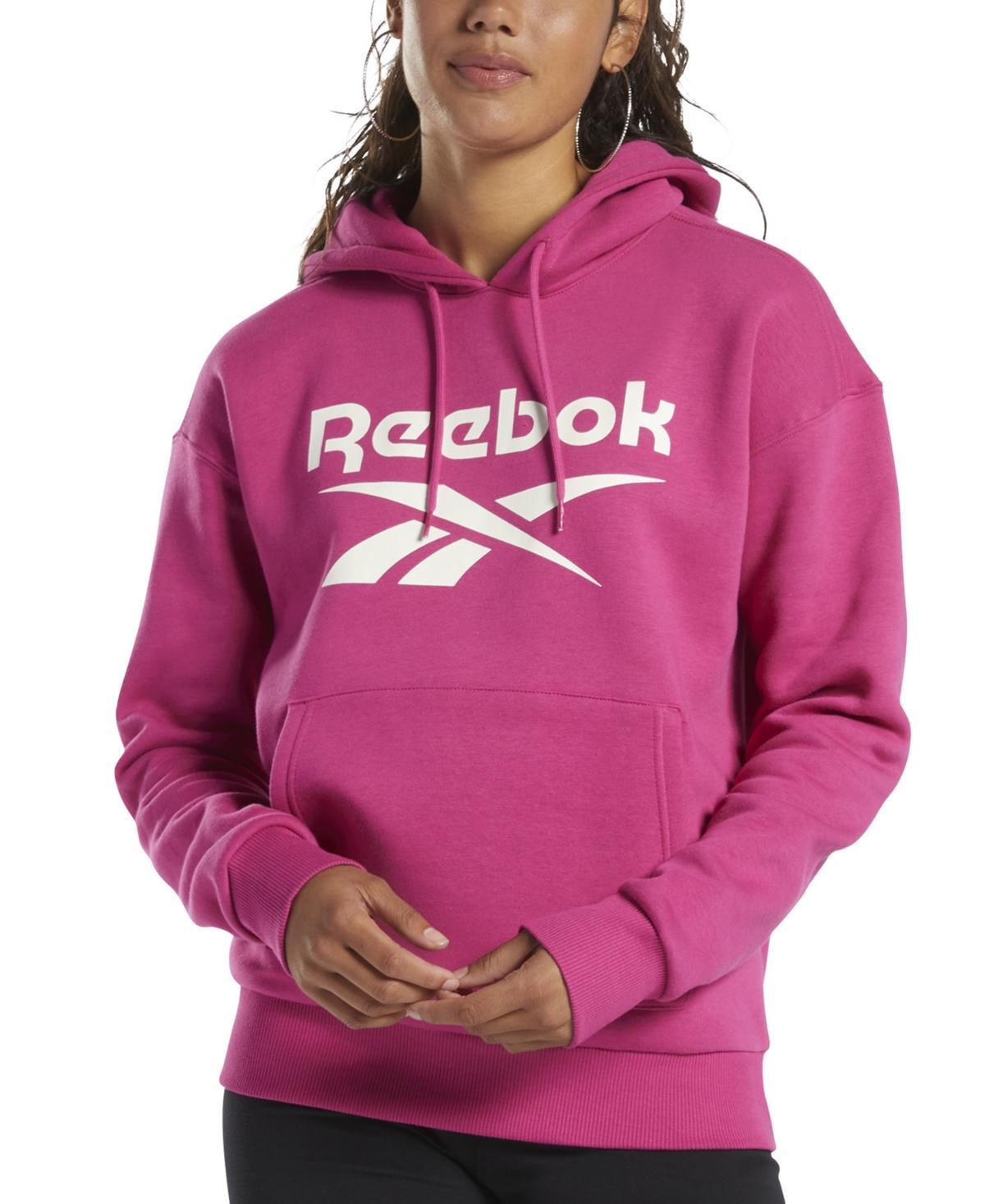 Reebok Womens Big Logo Fleece Hoodie Product Image