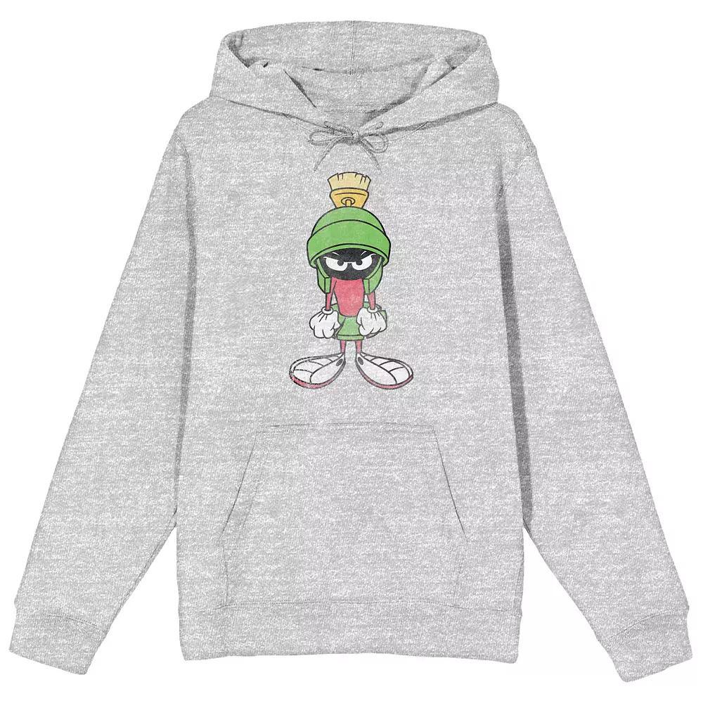 Men's Looney Tunes Marvin The Martian Hoodie, Size: XL, Grey Product Image