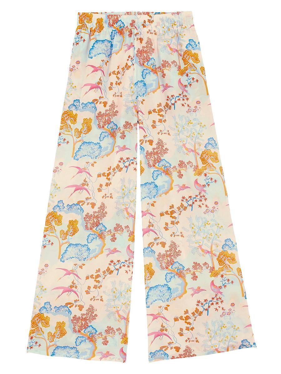 Womens Peaceful Trees Cover-Up Pants Product Image