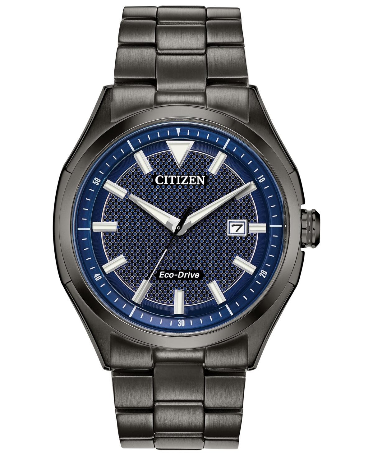 Drive from Citizen Eco-Drive Mens WDR Ion-Plated Stainless Steel Watch - AW1147-52L Black Product Image