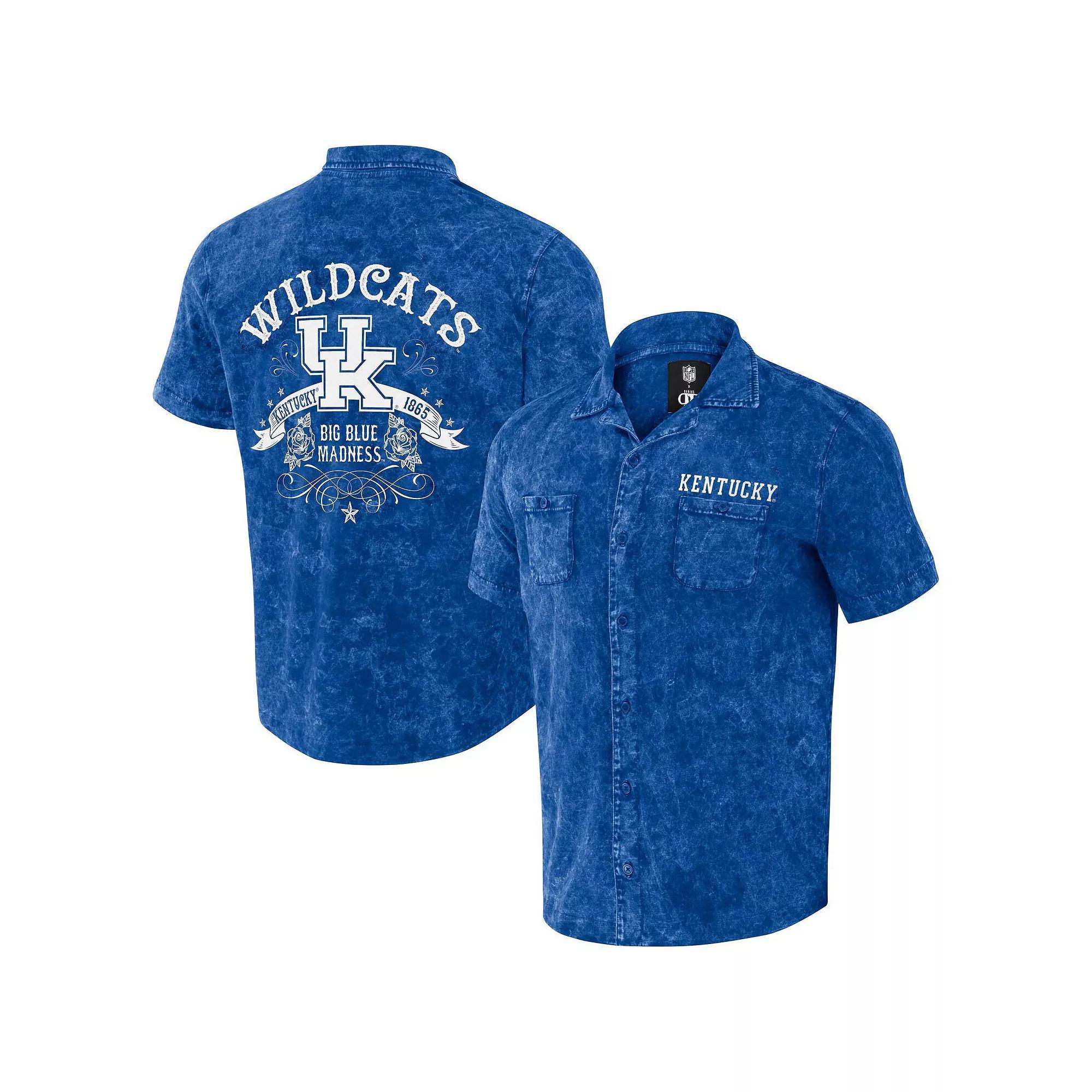 Men's Darius Rucker Collection by Fanatics Royal Kentucky Wildcats Team Color Button-Up Shirt,  Product Image