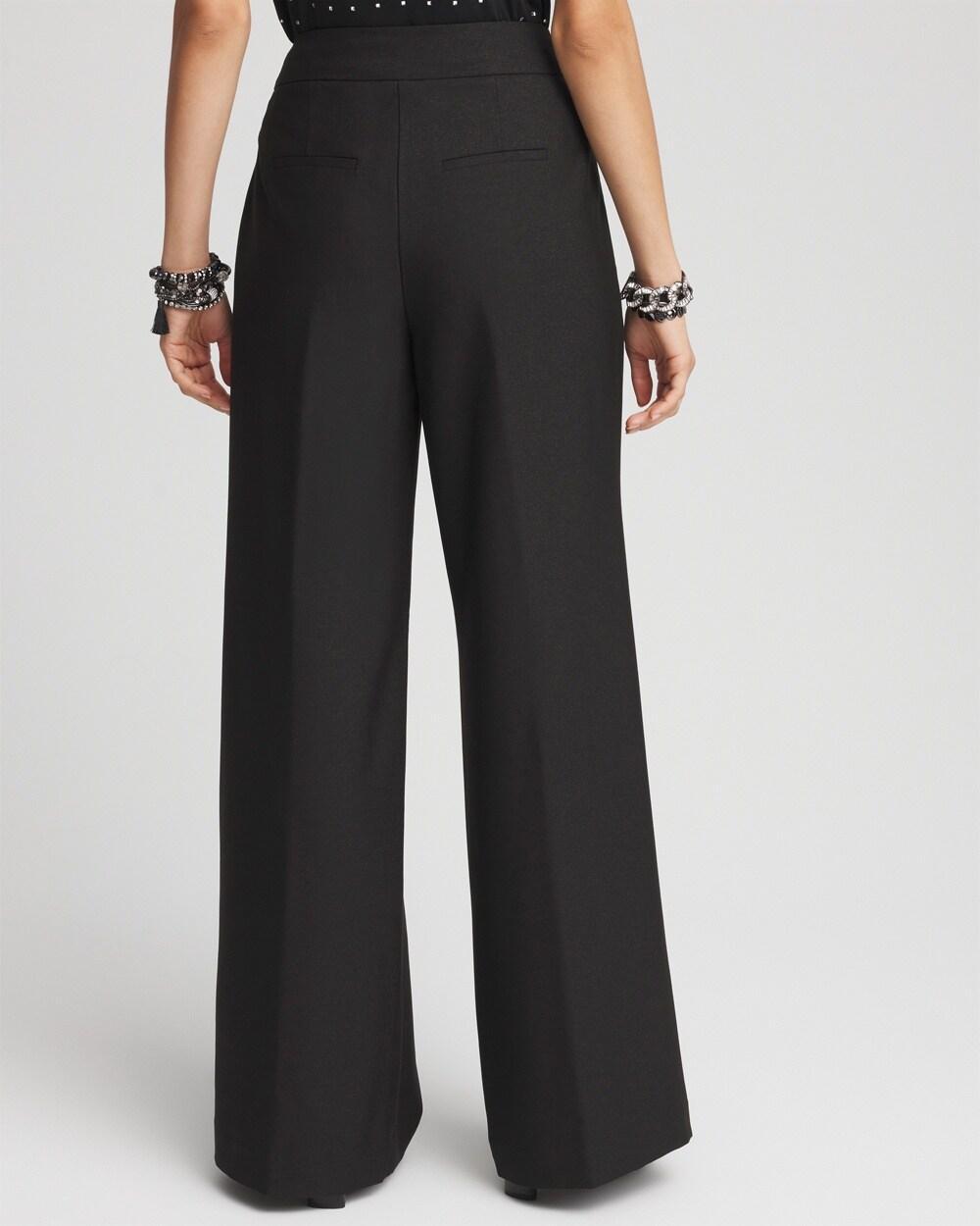 Pleated Wide Leg Pants Product Image