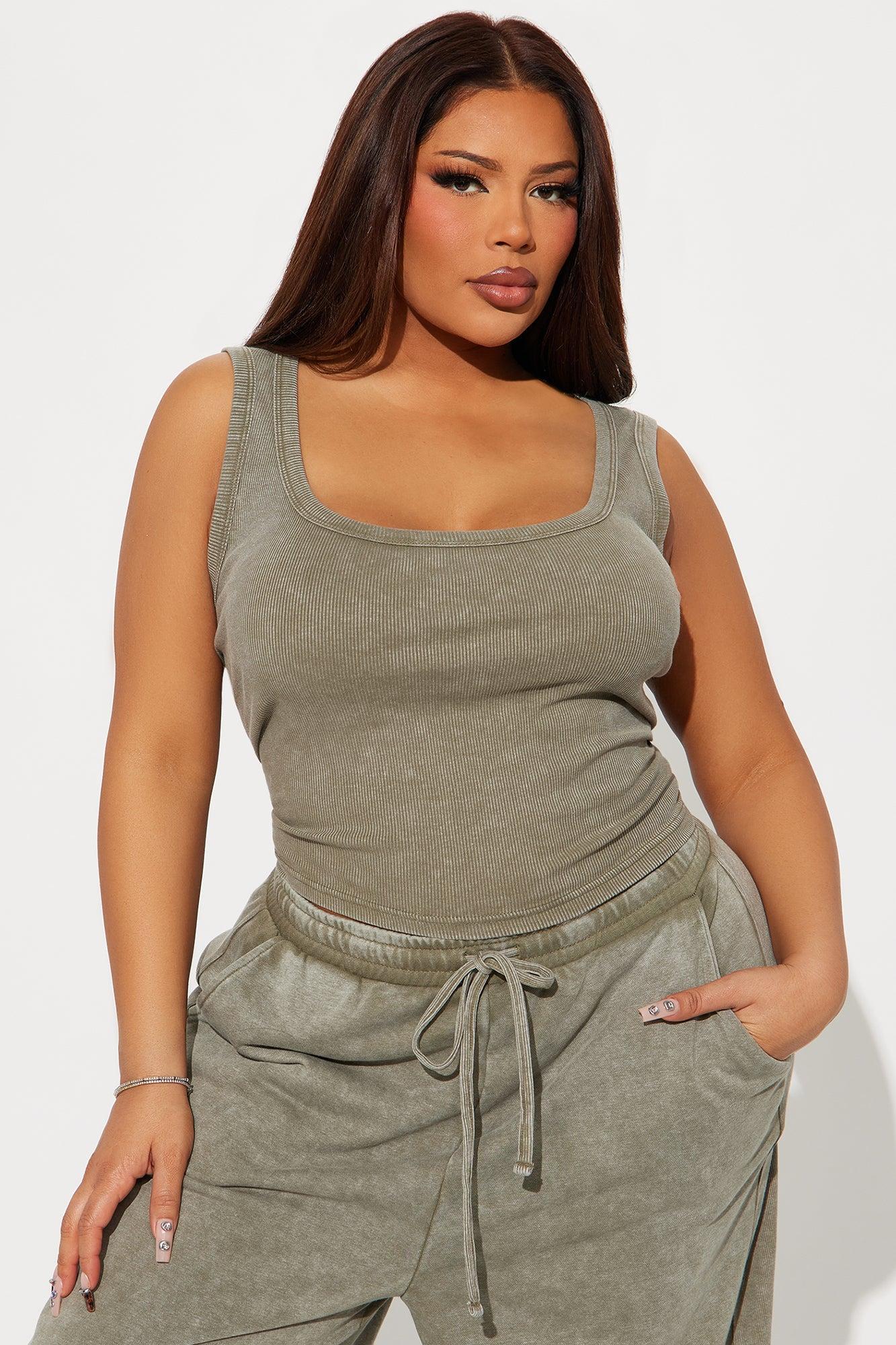 Becca Washed Pant Set - Olive Product Image