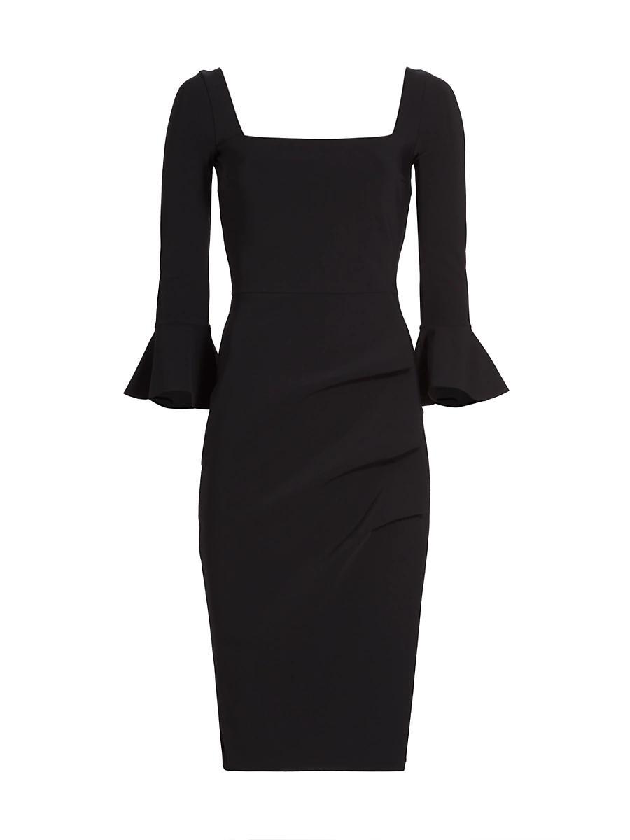 Womens Astra Gathered Jersey Midi-Dress Product Image