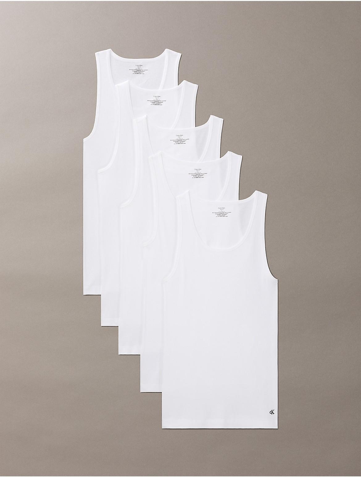 Calvin Klein Mens Cotton Classics 5-Pack Tank Top Product Image