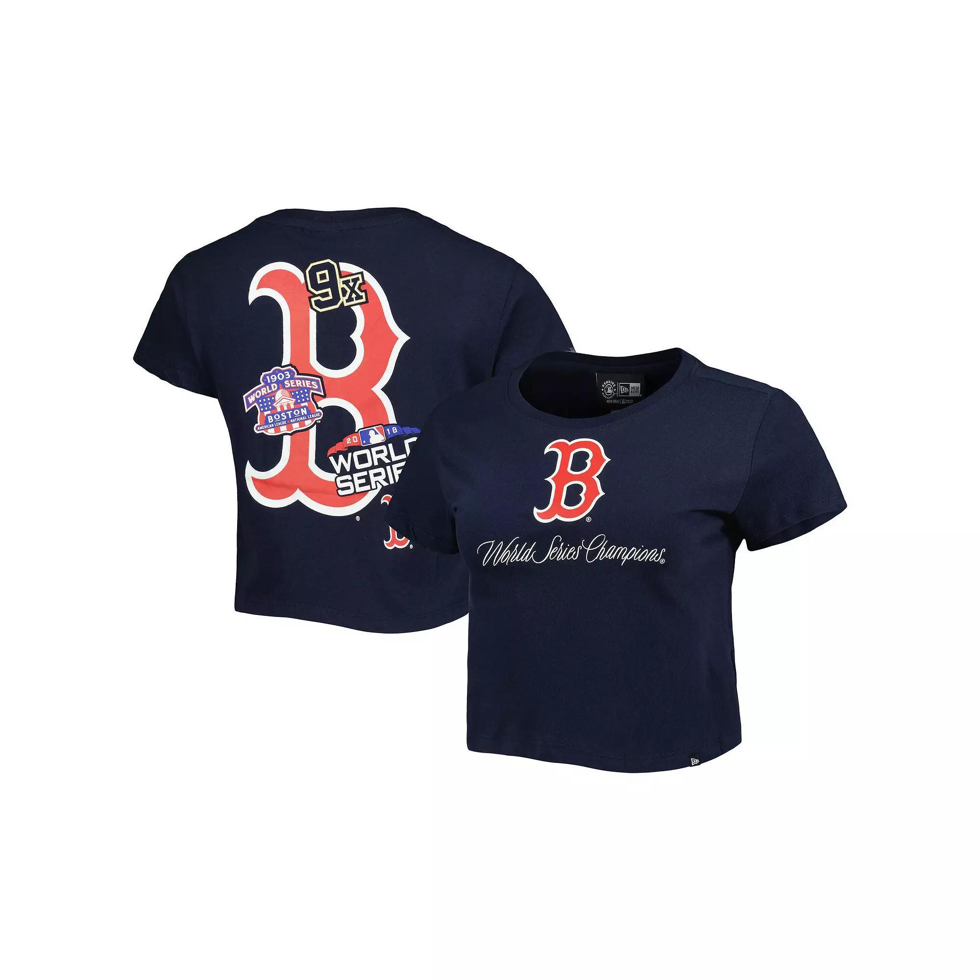 Women's New Era Blue Boston Red Sox Historic Champs T-Shirt,  Product Image