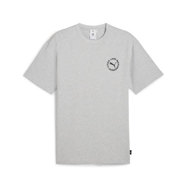 PUMA x LMC Cat T-Shirt Men in Light Grey Heather Product Image