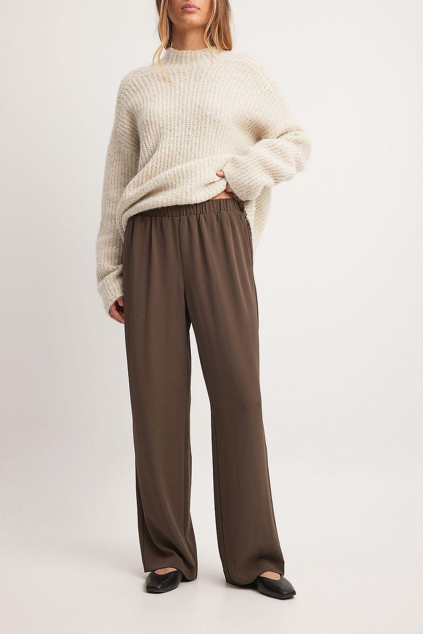 Relaxed Mid Waist Trousers Product Image