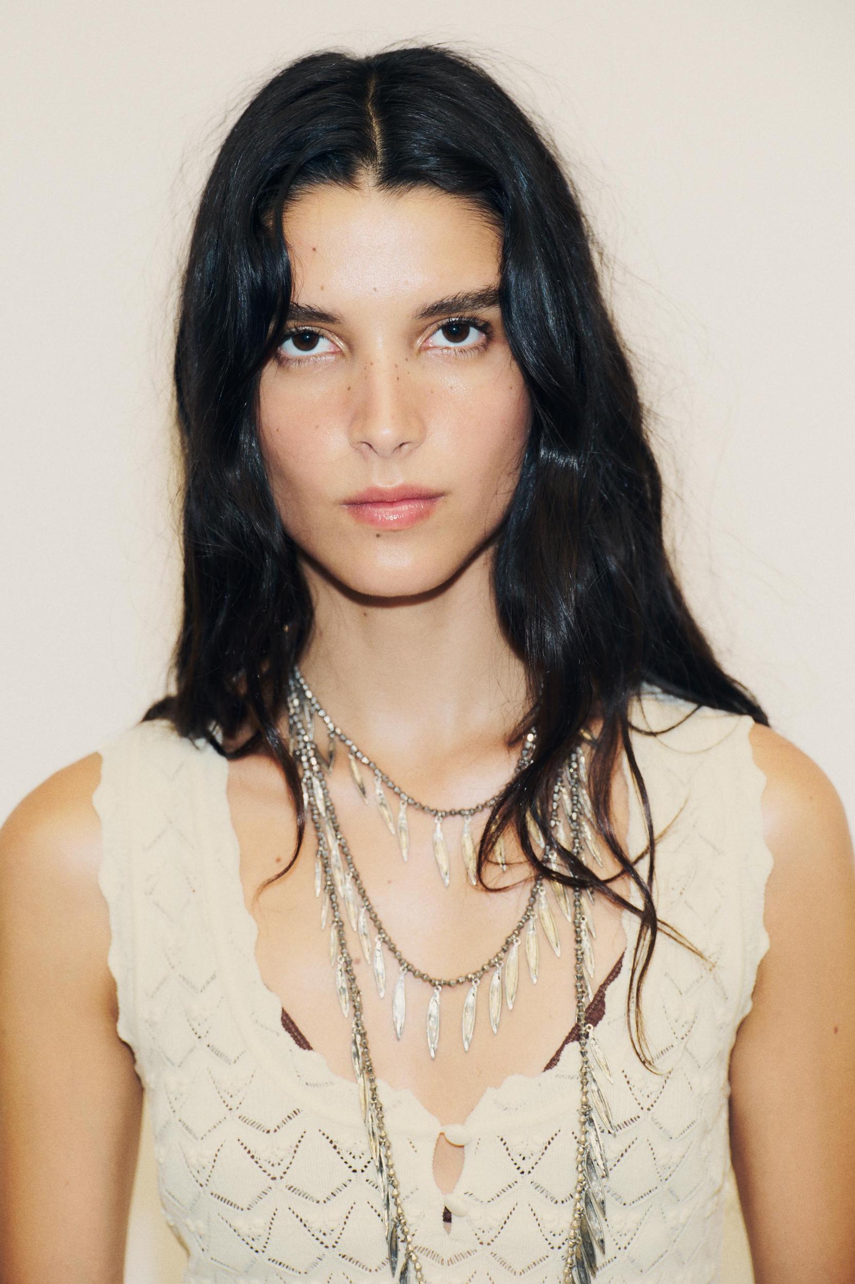 POINTELLE KNIT TOP Product Image