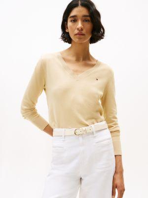 Viscose-Blend V-Neck Sweater Product Image