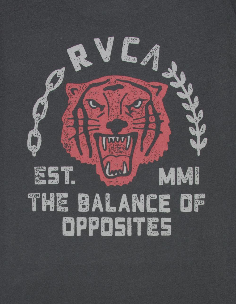 RVCA Squadron Mens Tee - WASHED BLACK Product Image