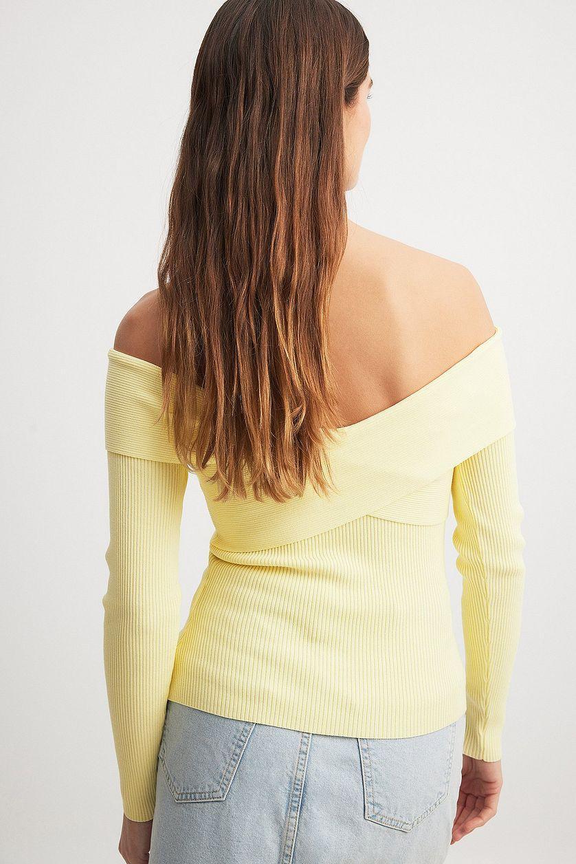 Off Shoulder Long Sleeve Top Product Image