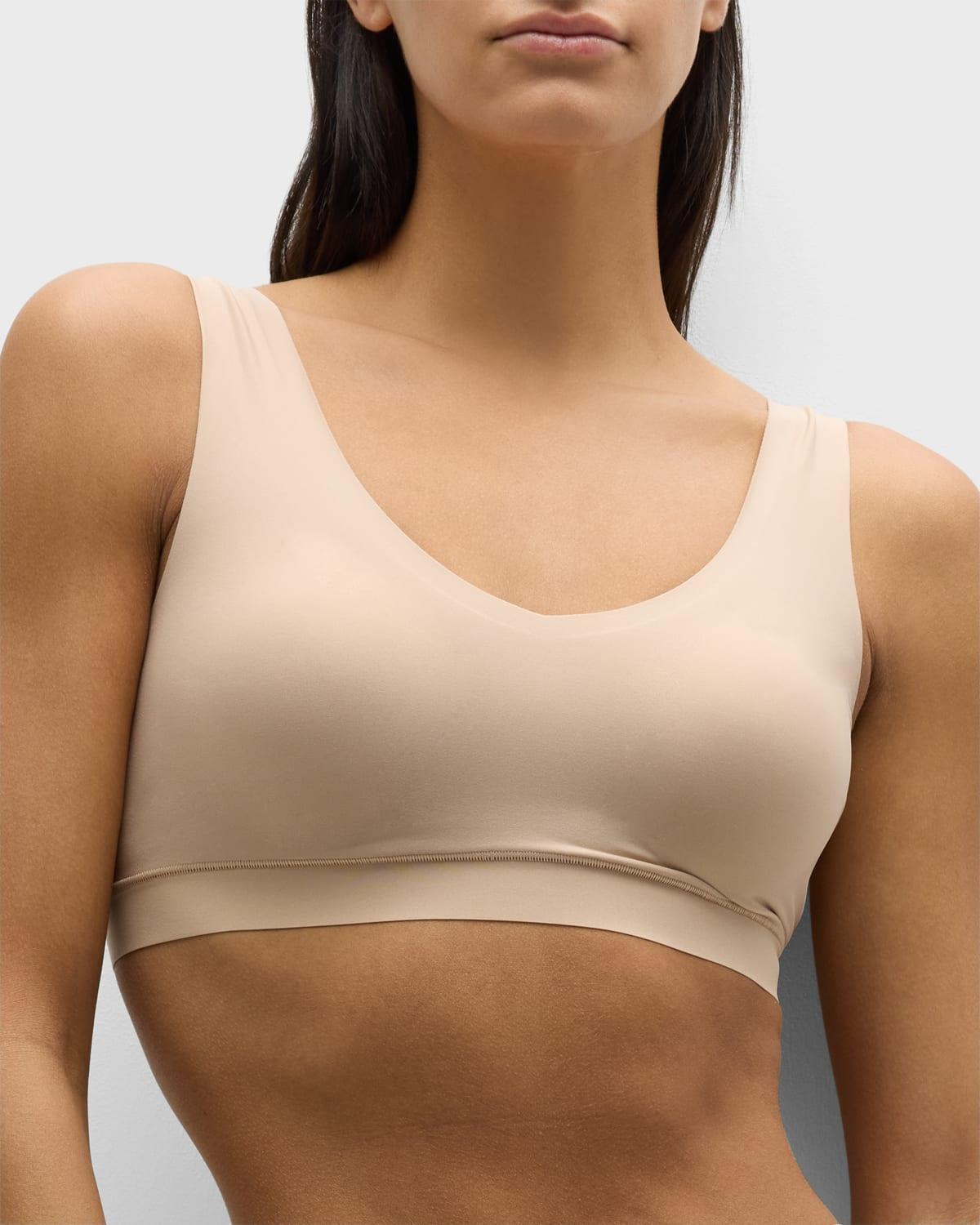 Soft Stretch Padded Crop Top Soft Bra Product Image