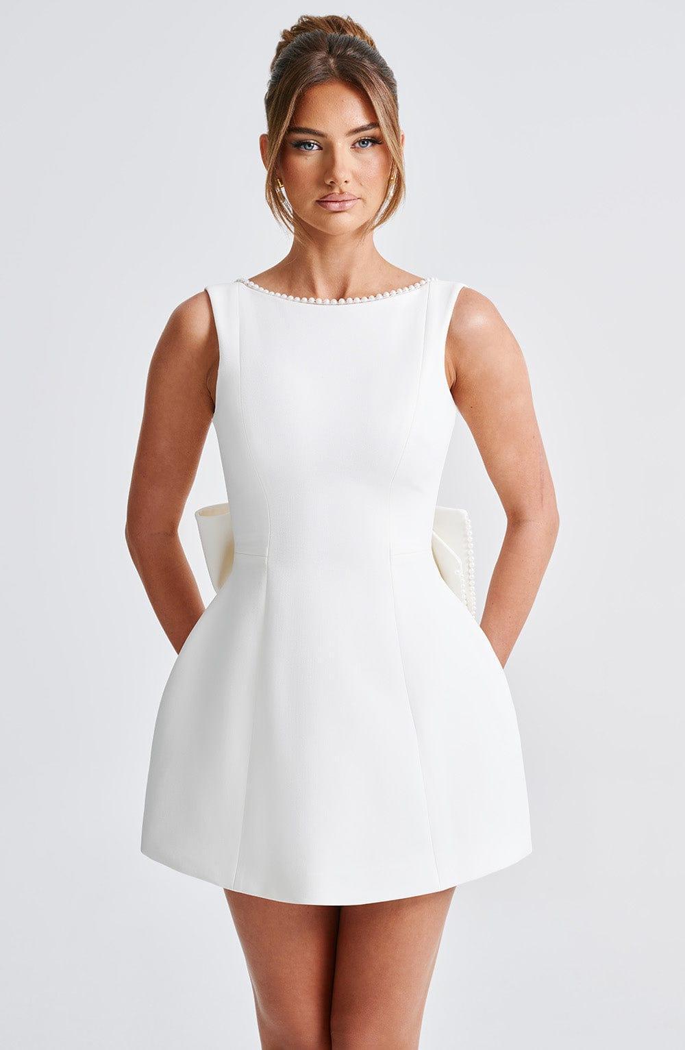 Carrie Mini Dress - Ivory Product Image