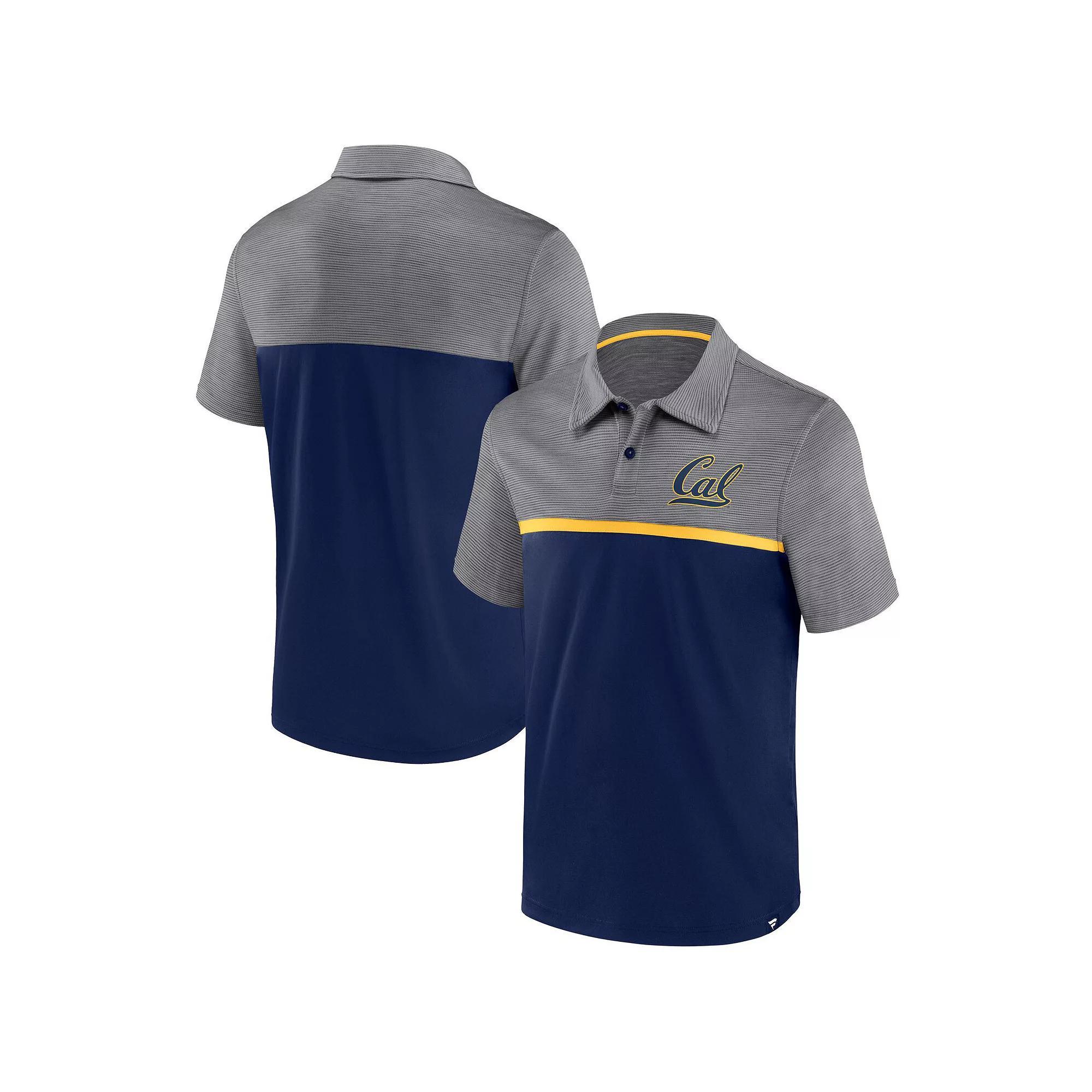 Men's Fanatics Branded Navy/Heather Gray Notre Dame Fighting Irish Polo, Size: Medium, Blue Product Image