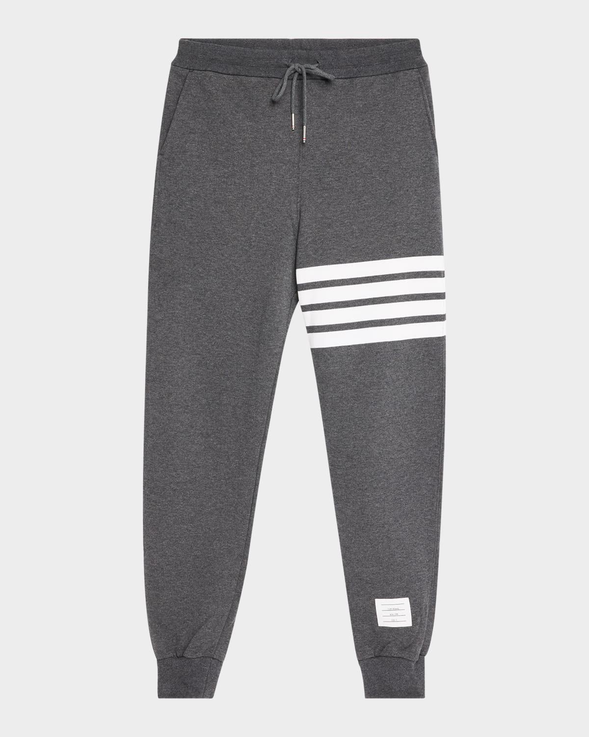 Mens Classic Drawstring Sweatpants with Stripe Detail Product Image