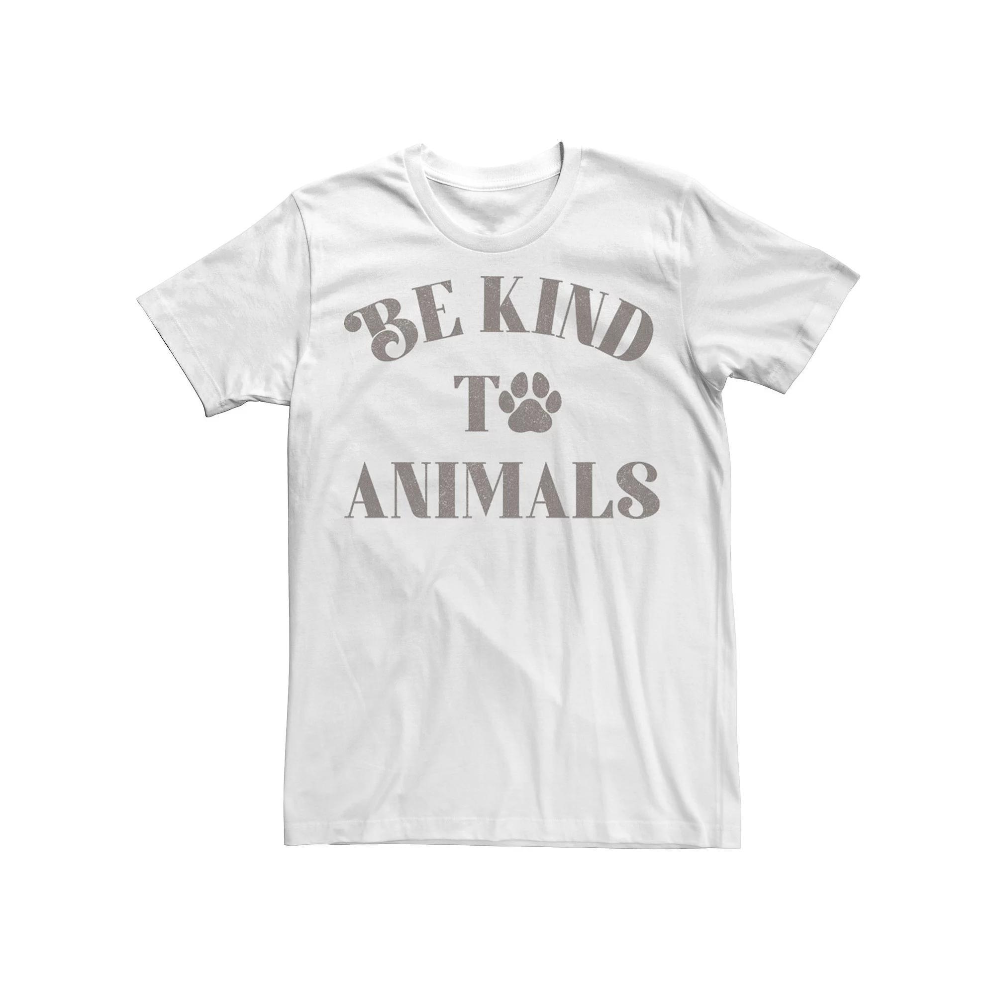 Men's Trendy Be Kind To Animals Tee,  Product Image