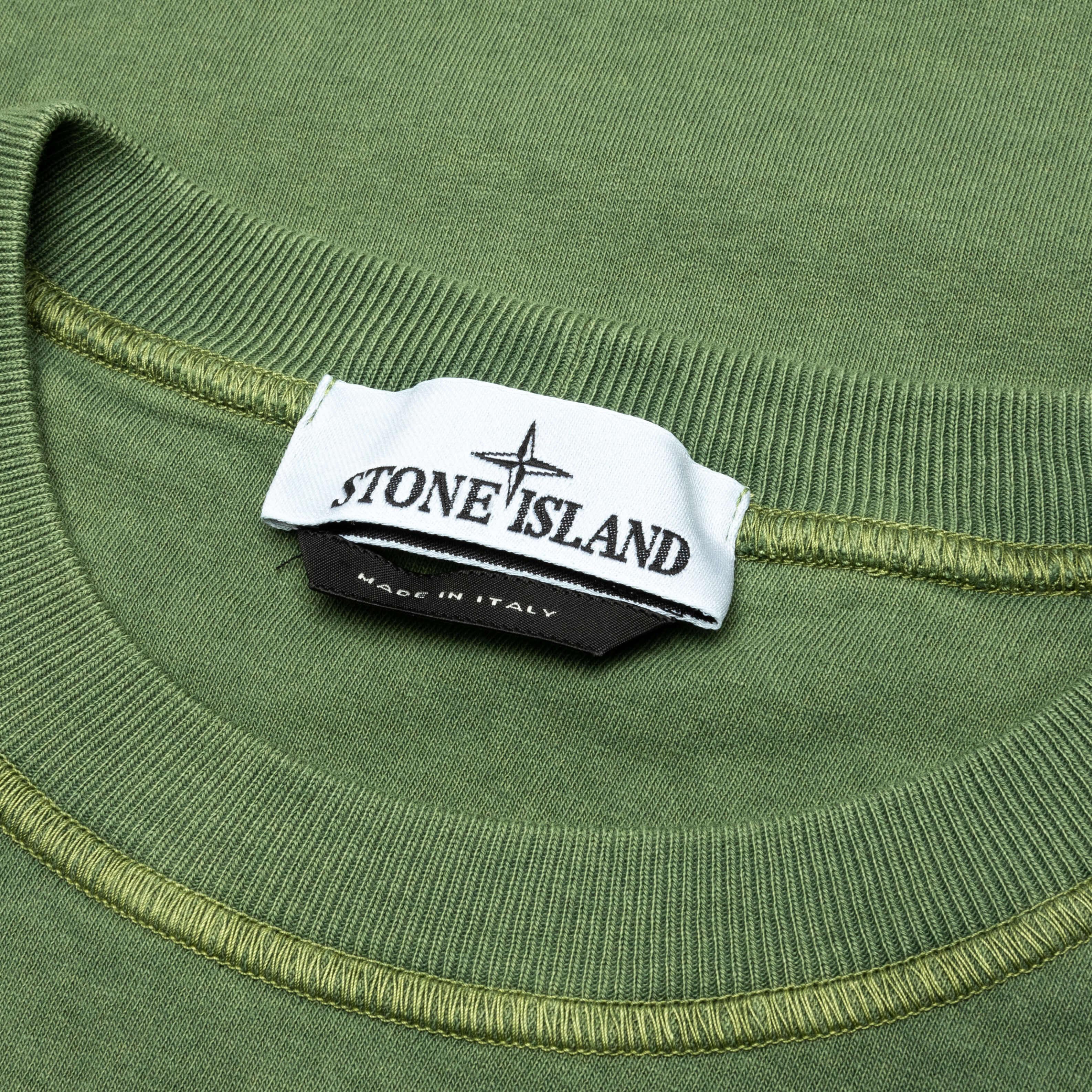 S/S T-Shirt - Olive Green Male Product Image